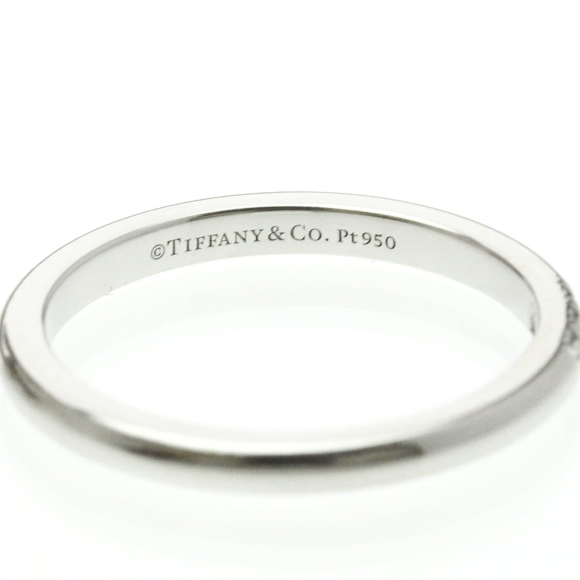 Tiffany & Co. Tiffany Forever Wedding 3P Diamond Platinum Fashion Diamond Band Ring Silver Size ONE SIZE - 8 Thumbnail