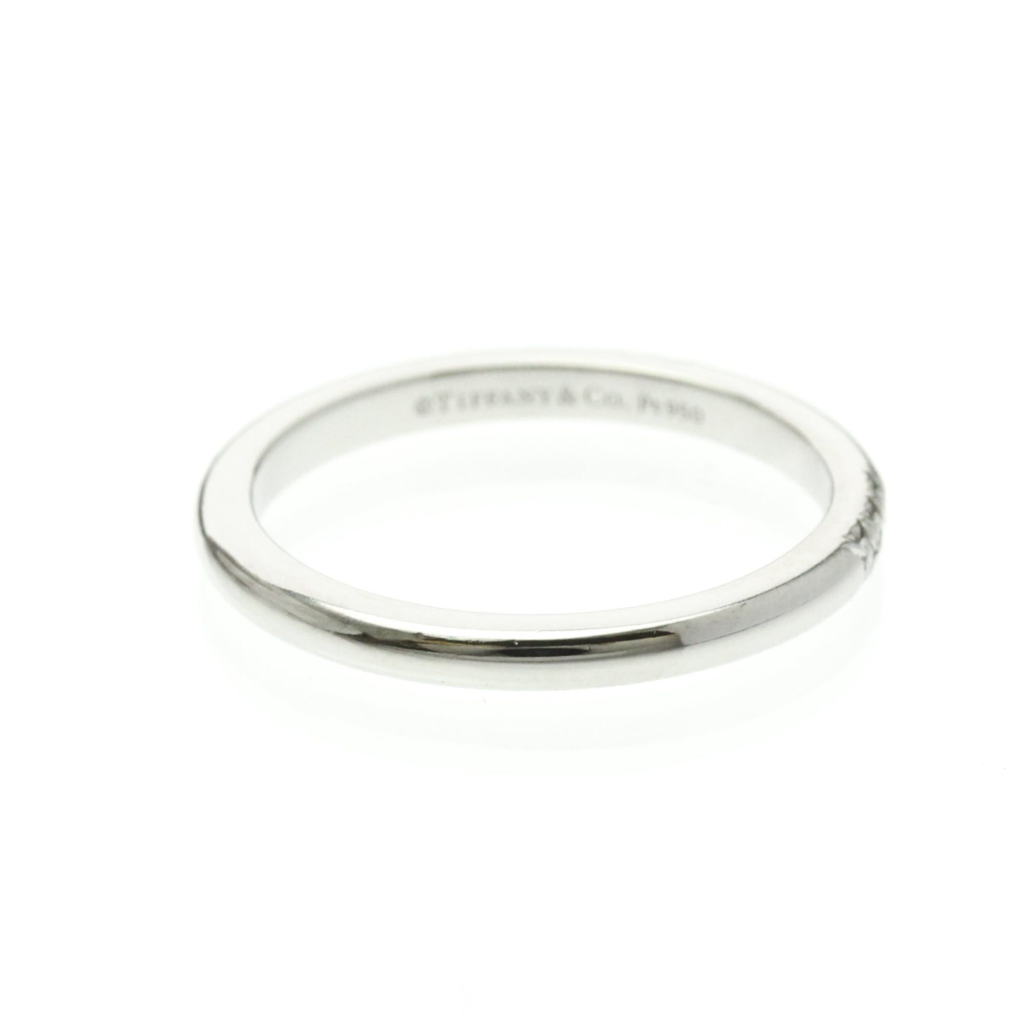 Tiffany & Co. Tiffany Forever Wedding 3P Diamond Platinum Fashion Diamond Band Ring Silver Size ONE SIZE - 4 Thumbnail