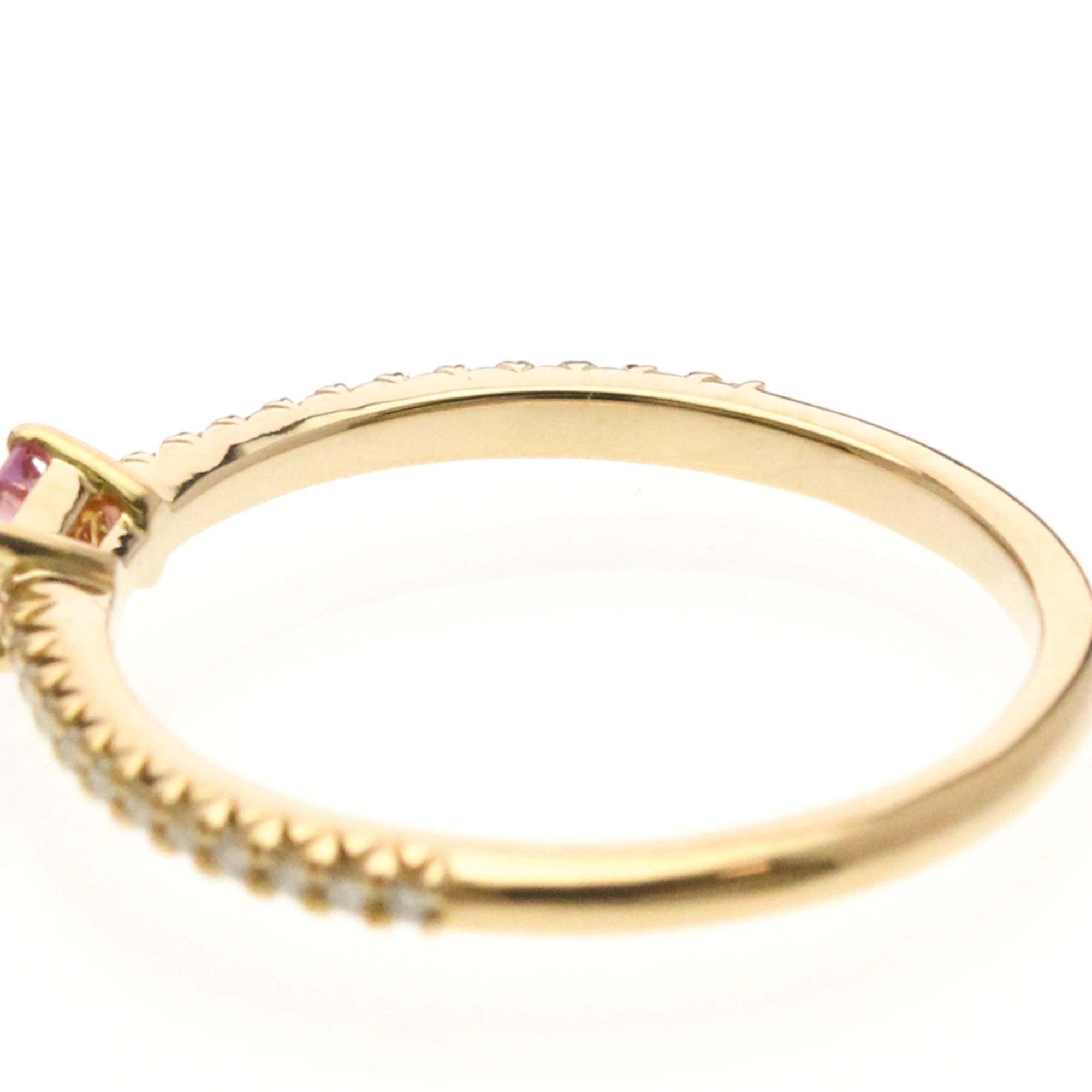 Tiffany & Co. Tiffany Novo Horizon Pink Sapphire Diamond Ring Pink Gold (18K) Fashion Diamond,Sapphire Band Ring Pink Gold Size ONE SIZE - 6 Thumbnail