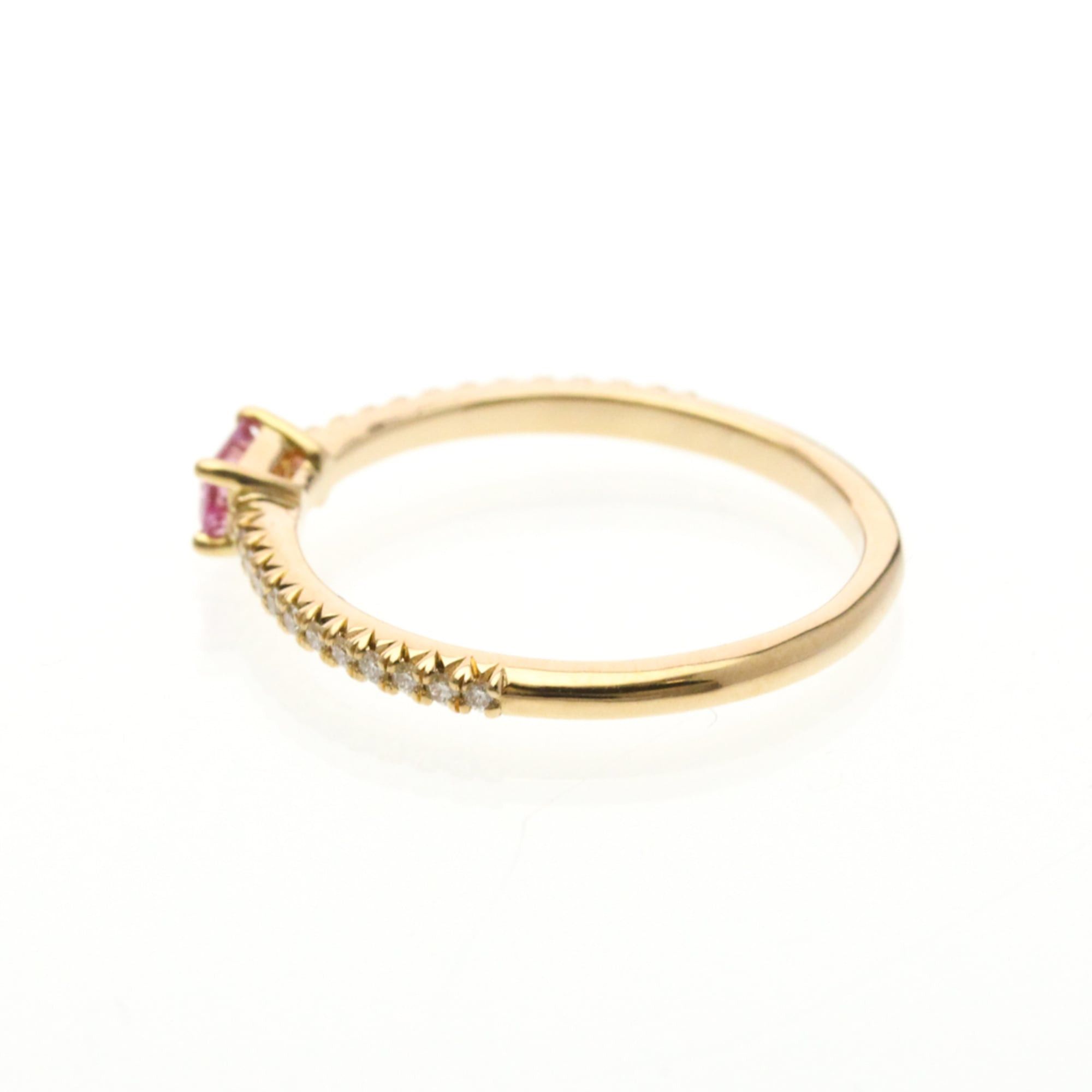 Tiffany & Co. Tiffany Novo Horizon Pink Sapphire Diamond Ring Pink Gold (18K) Fashion Diamond,Sapphire Band Ring Pink Gold Size ONE SIZE - 2 Thumbnail