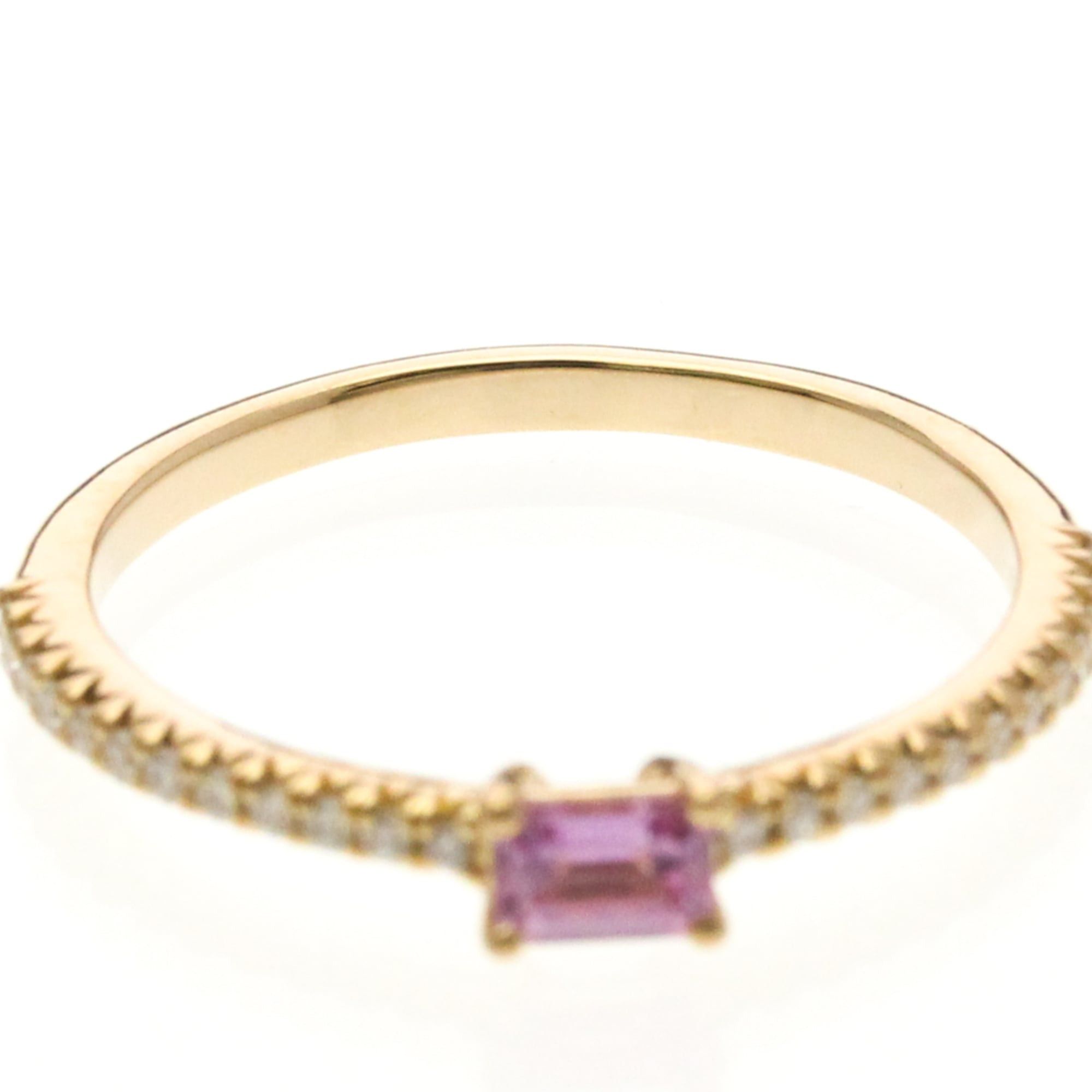 Tiffany & Co. Tiffany Novo Horizon Pink Sapphire Diamond Ring Pink Gold (18K) Fashion Diamond,Sapphire Band Ring Pink Gold Size ONE SIZE - 5 Thumbnail