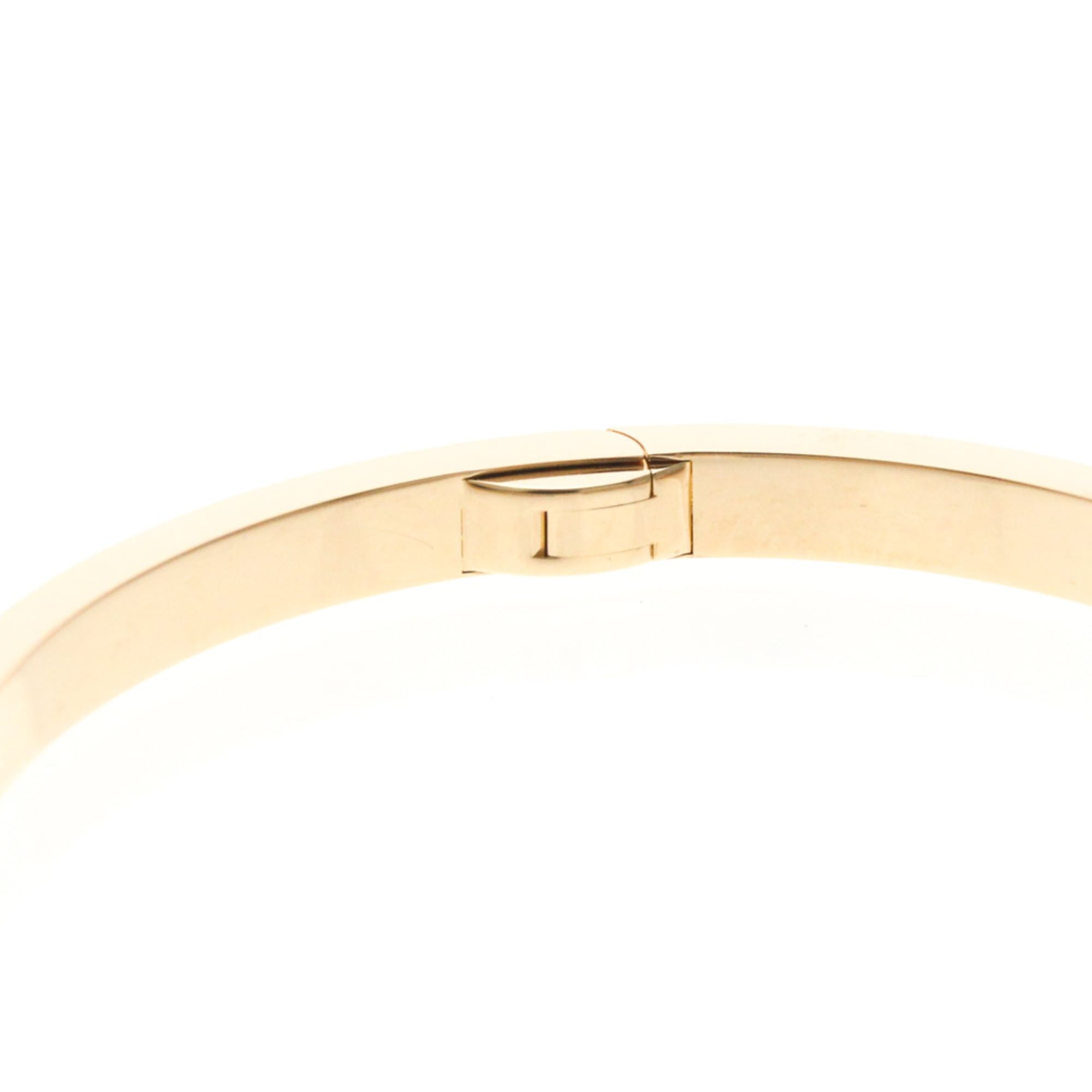 Cartier Cartier Love Bracelet SM Pink Gold (18K) No Stone Bangle Pink Gold Size ONE SIZE - 7 Thumbnail