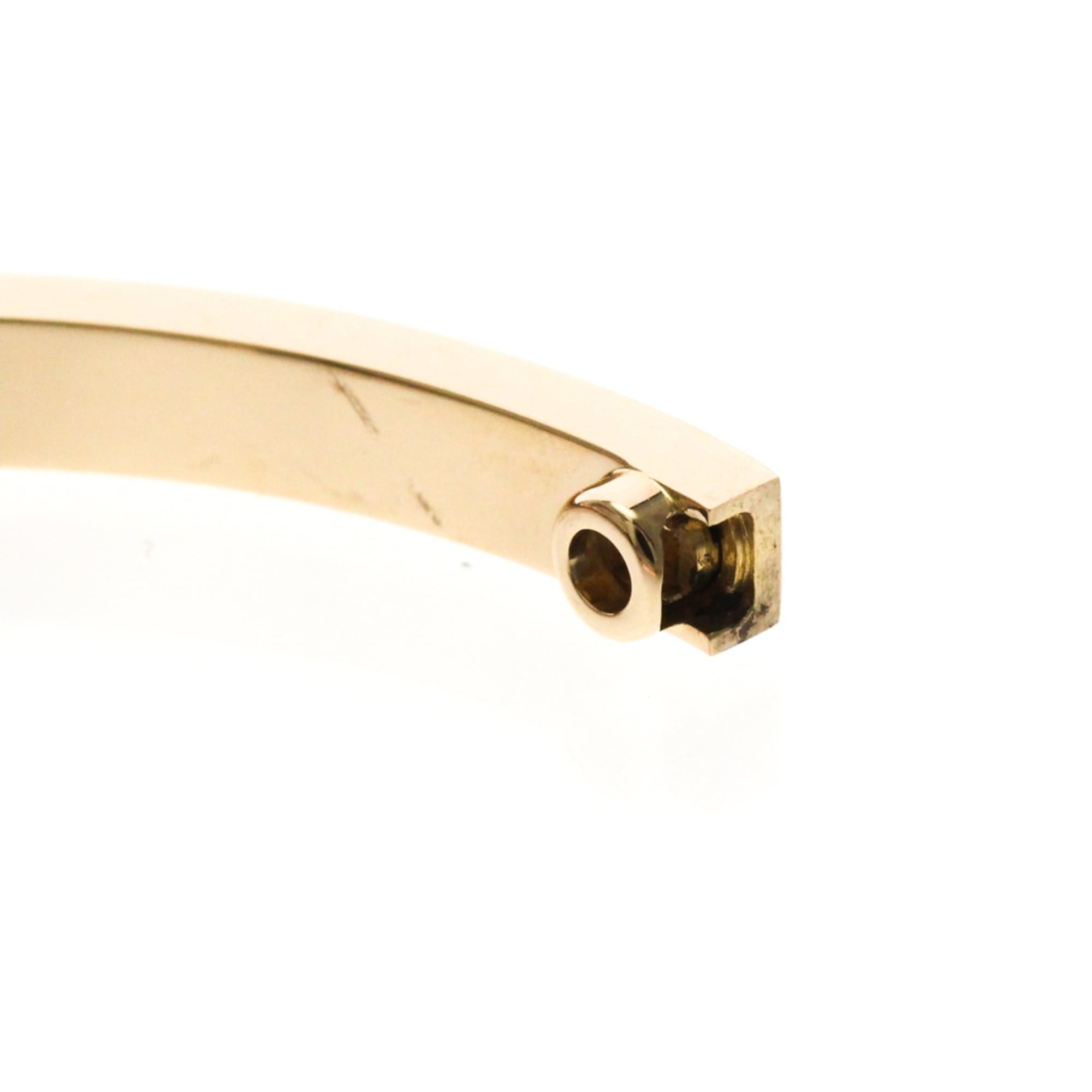 Cartier Cartier Love Bracelet SM Pink Gold (18K) No Stone Bangle Pink Gold Size ONE SIZE - 11 Thumbnail