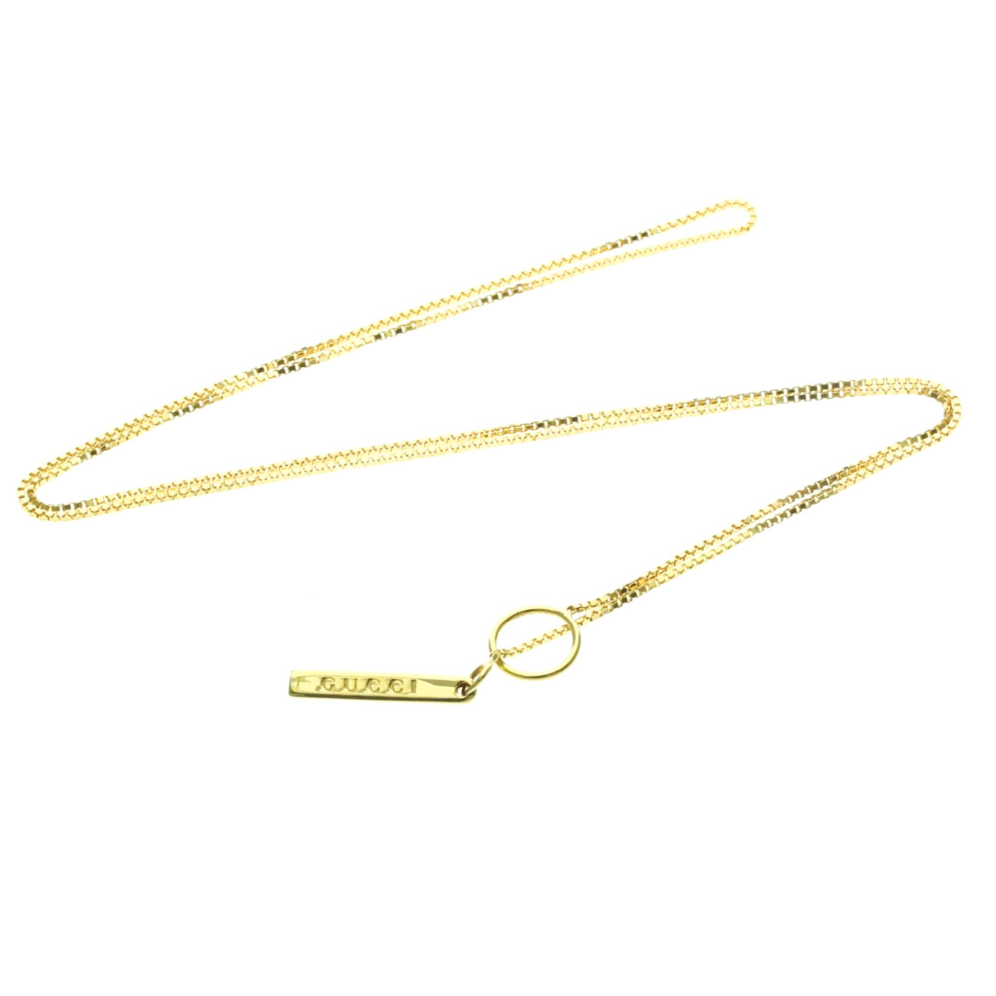 Gucci Gucci Lariat Necklace Yellow Gold (18K) No Stone Men,Women Fashion Pendant Necklace (Gold) Size ONE SIZE - 9 Thumbnail