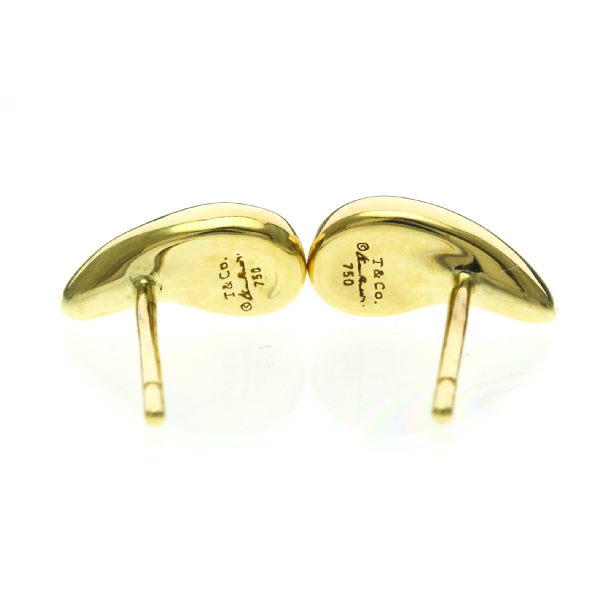 Tiffany & Co. Tiffany Teardrop Earrings No Stone Yellow Gold (18K) Stud Earrings Gold Size ONE SIZE - 8 Thumbnail