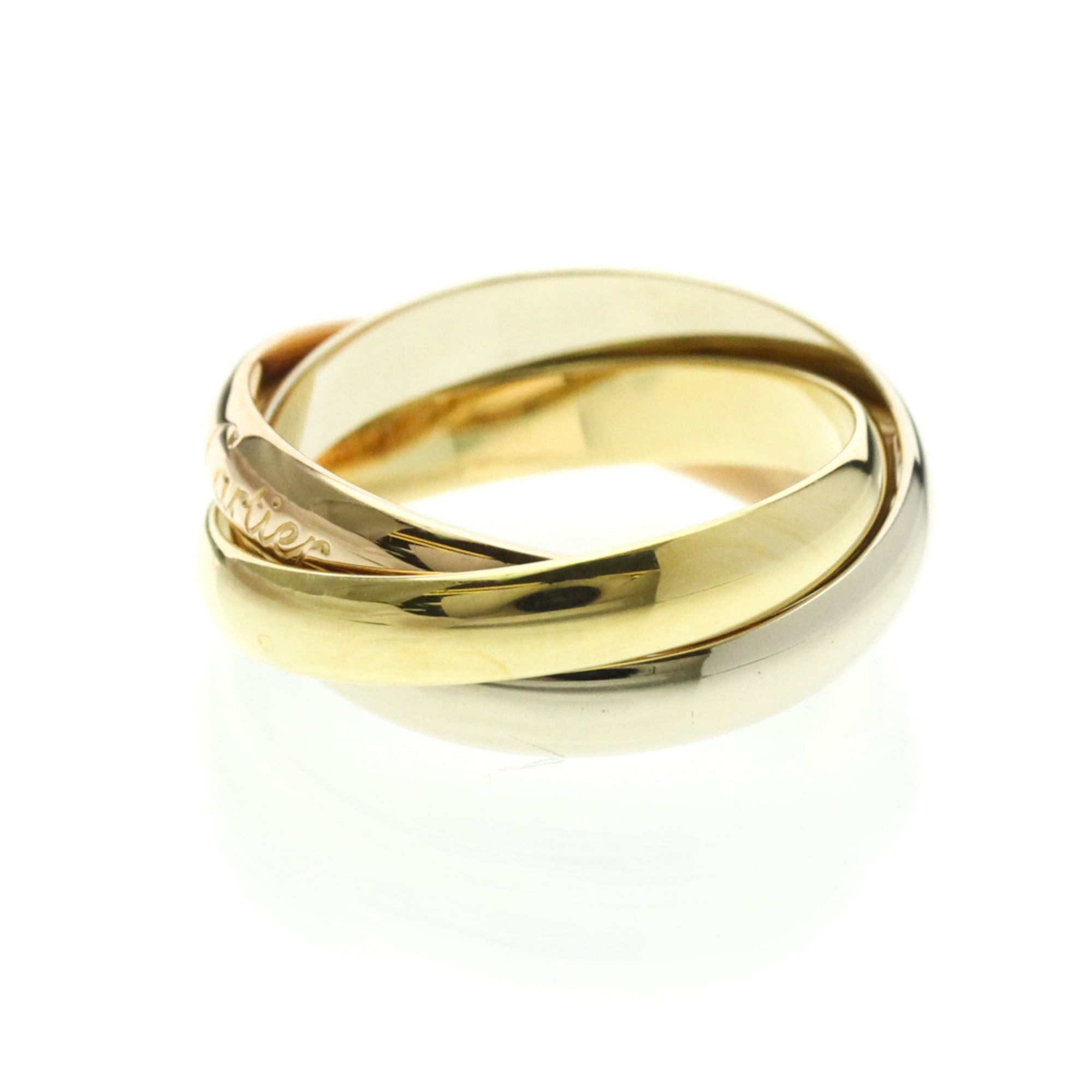 Cartier Cartier Trinity Yellow Gold (18K),Pink Gold (18K),White Gold (18K) Fashion No Stone Band Ring Gold Size ONE SIZE - 2 Thumbnail