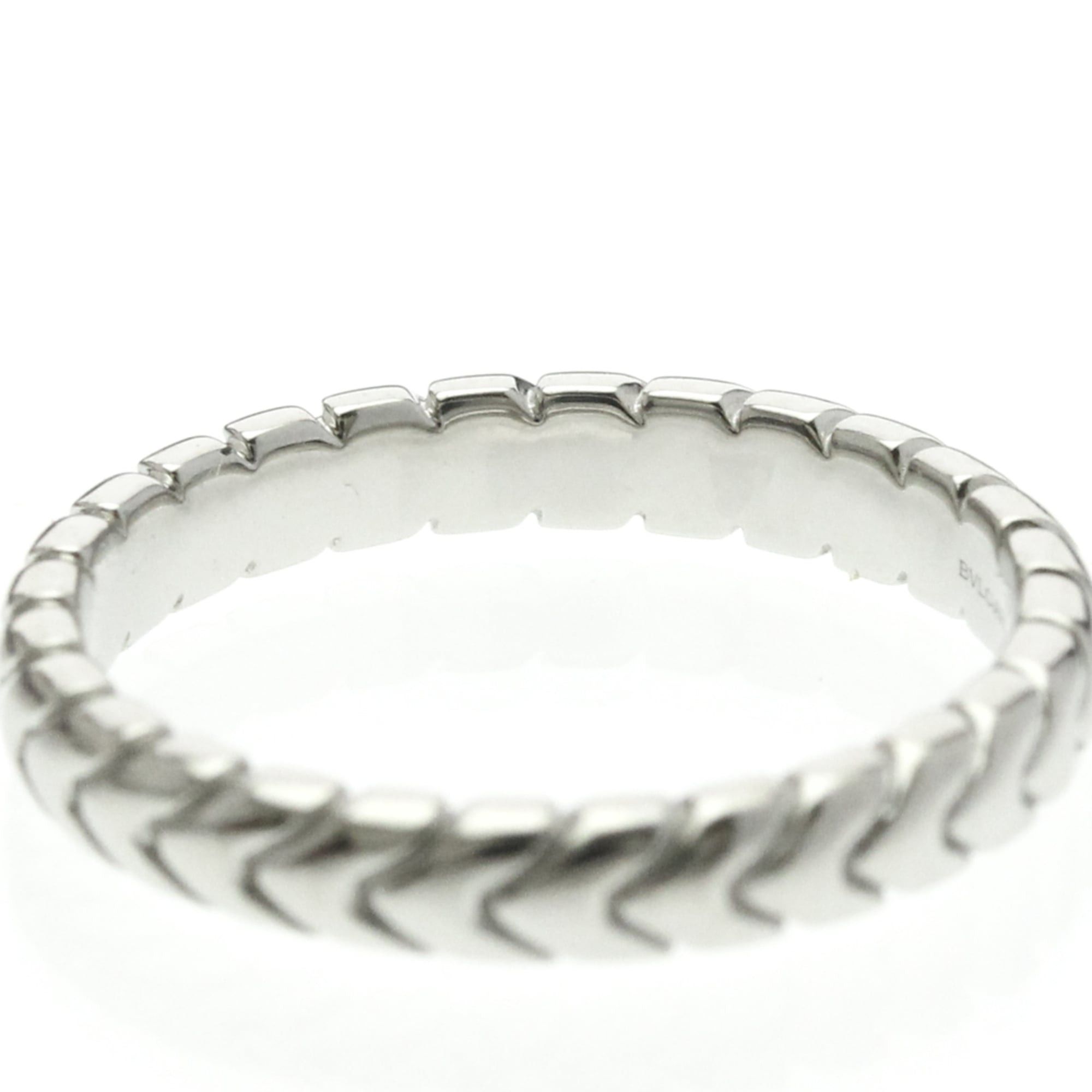 Bvlgari Bvlgari Spiga Ring Platinum Fashion No Stone Band Ring Silver Size ONE SIZE - 8 Thumbnail