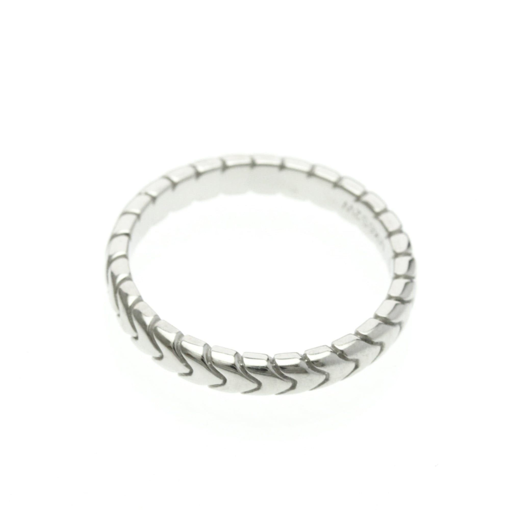 Bvlgari Bvlgari Spiga Ring Platinum Fashion No Stone Band Ring Silver Size ONE SIZE - 9 Thumbnail