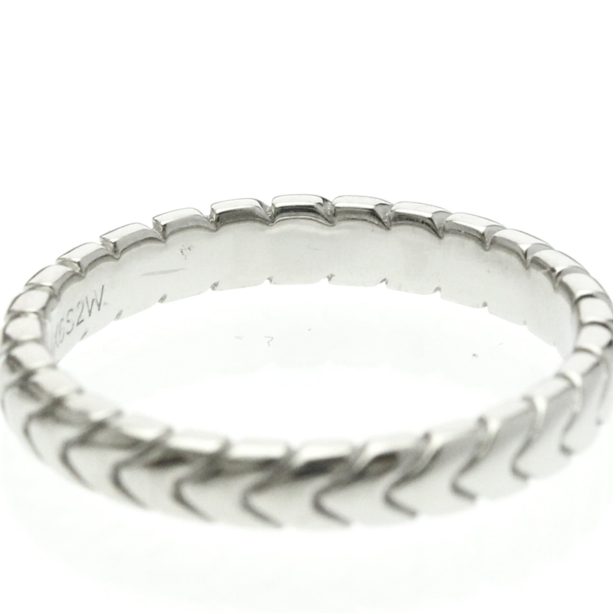 Bvlgari Bvlgari Spiga Ring Platinum Fashion No Stone Band Ring Silver Size ONE SIZE - 7 Thumbnail