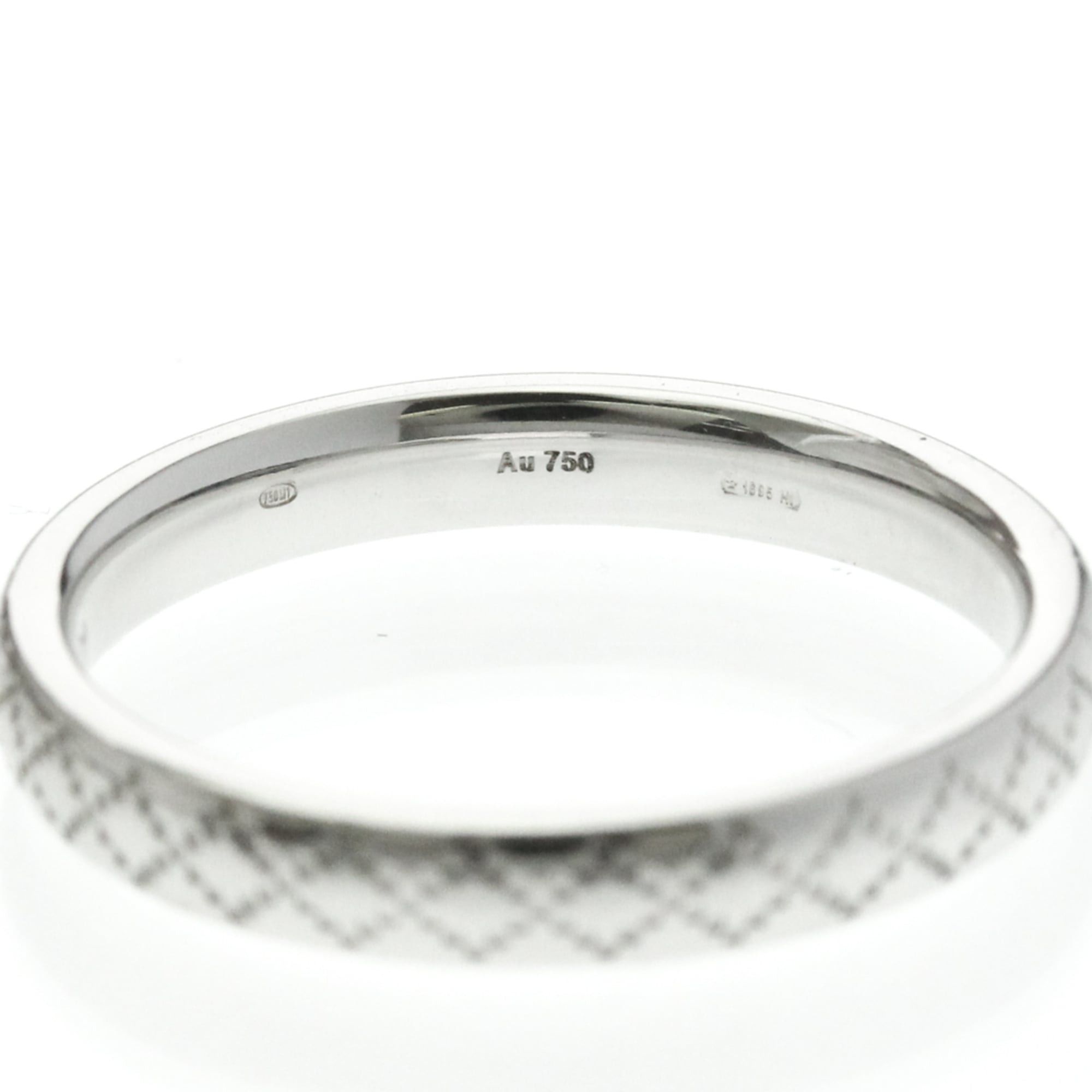 Gucci Gucci Diamantissima Ring White Gold (18K) Fashion No Stone Band Ring Silver Size ONE SIZE - 8 Thumbnail