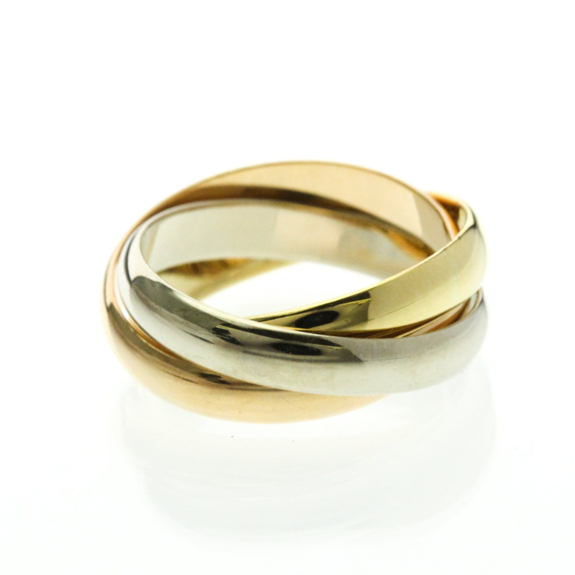 Cartier Cartier Trinity Yellow Gold (18K),Pink Gold (18K),White Gold (18K) Fashion No Stone Band Ring Gold Size ONE SIZE - 3 Thumbnail