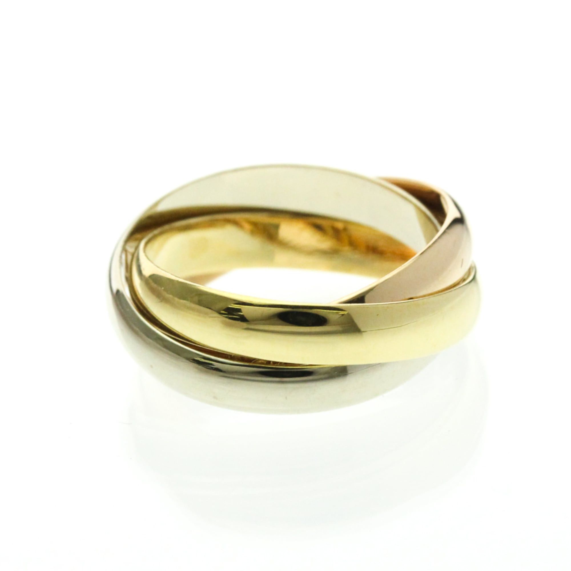 Cartier Cartier Trinity Yellow Gold (18K),Pink Gold (18K),White Gold (18K) Fashion No Stone Band Ring Gold Size ONE SIZE - 4 Thumbnail