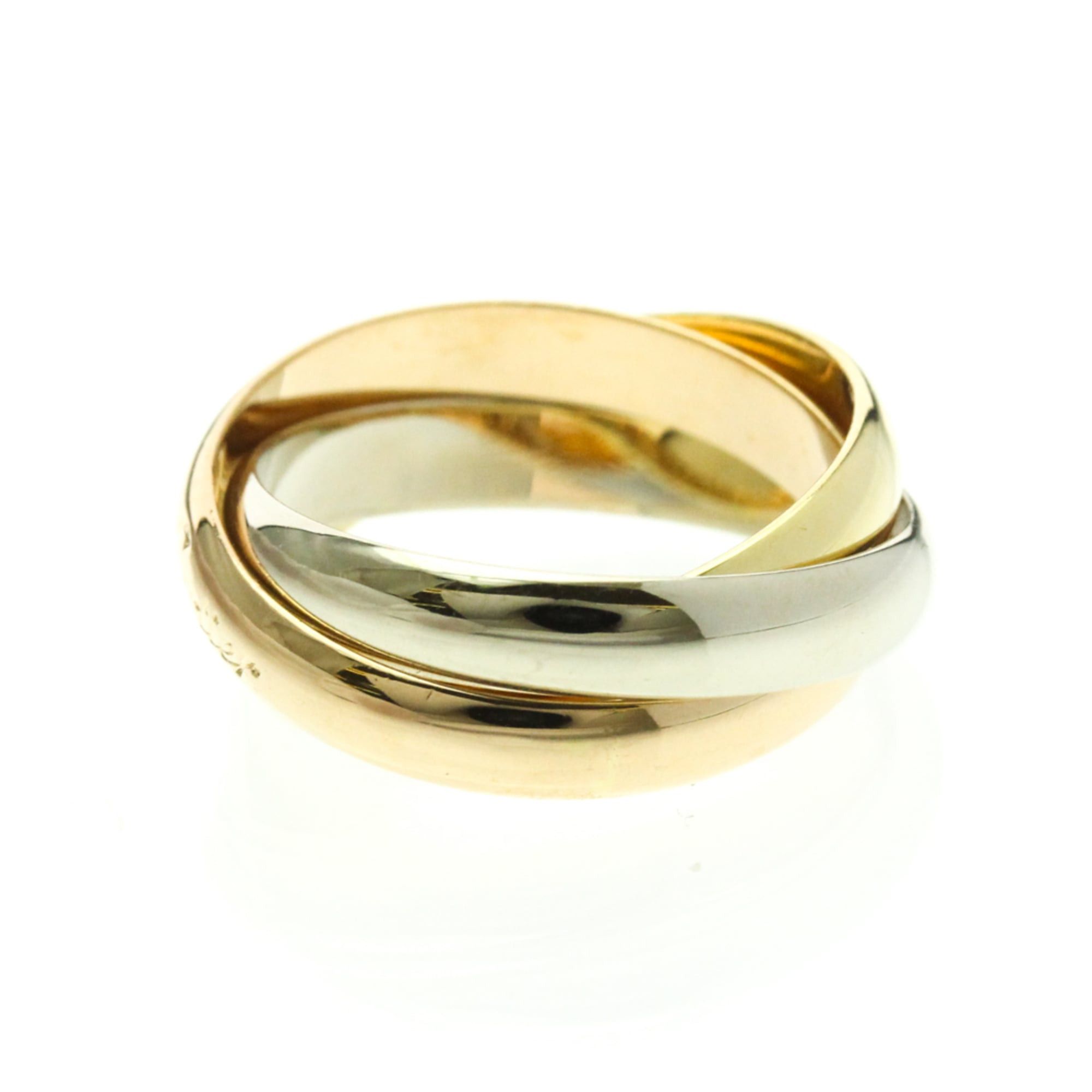 Cartier Cartier Trinity Yellow Gold (18K),Pink Gold (18K),White Gold (18K) Fashion No Stone Band Ring Gold Size ONE SIZE - 2 Thumbnail