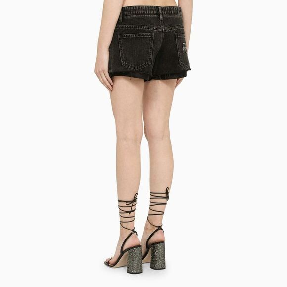 Miu Miu Denim Shorts Women Size 27" / US 4 / IT 40 - 4 Thumbnail