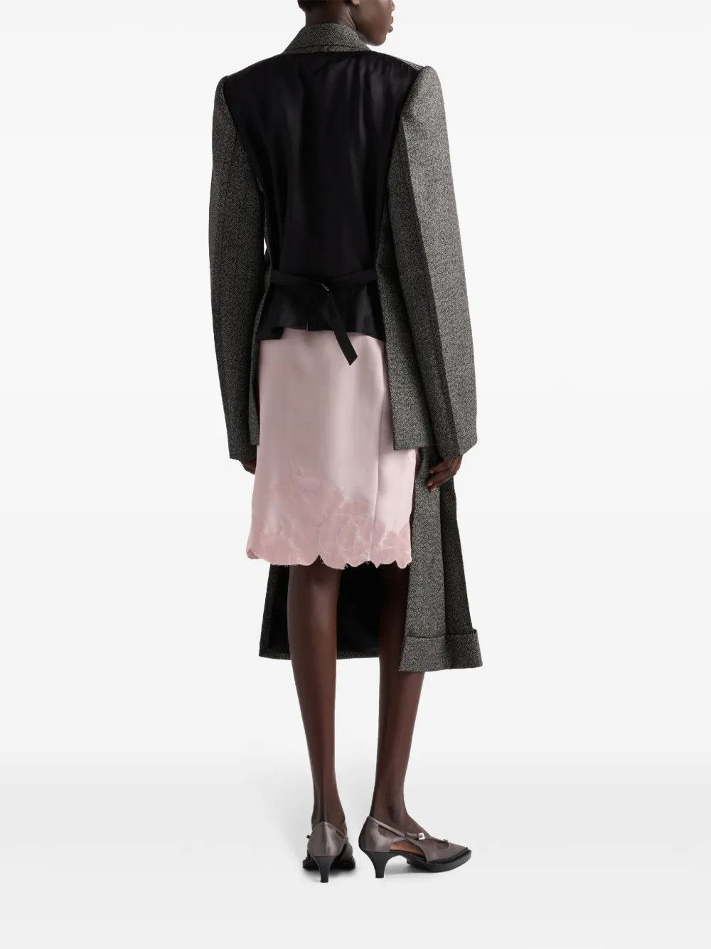 Prada Wool Weave Midi Skirt Women Size 30" / US 8 / IT 44 - 3 Thumbnail