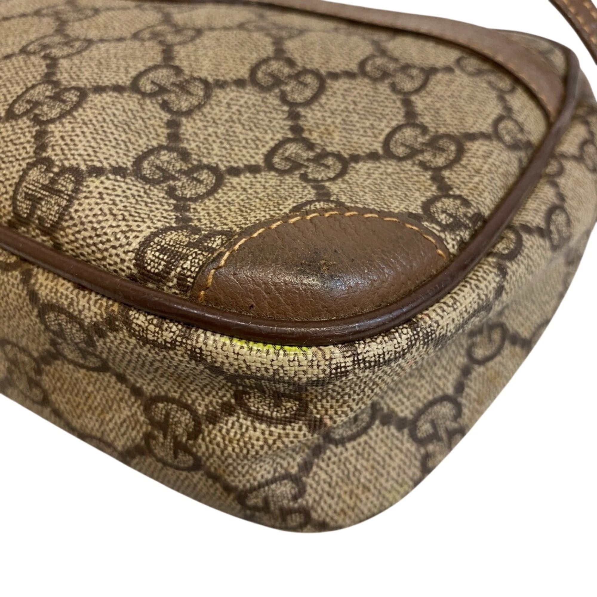 Gucci GUCCI 6423 Old Gucci Pochette GG Pattern Shoulder Bag Brown Size ONE SIZE - 4 Thumbnail