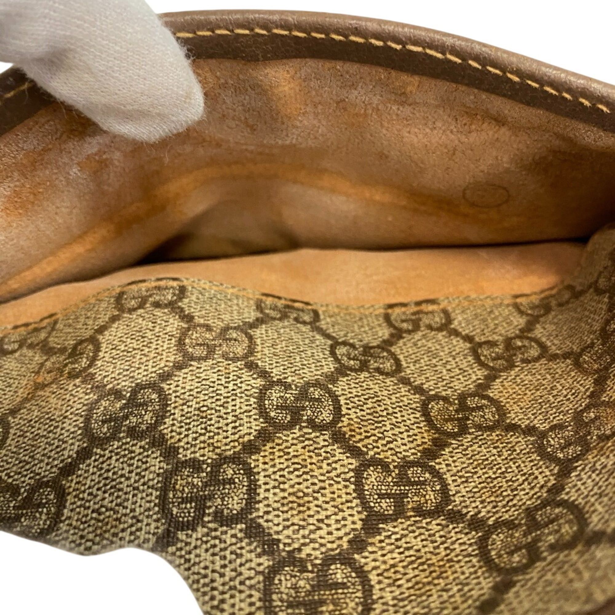 Gucci GUCCI 6423 Old Gucci Pochette GG Pattern Shoulder Bag Brown Size ONE SIZE - 9 Thumbnail