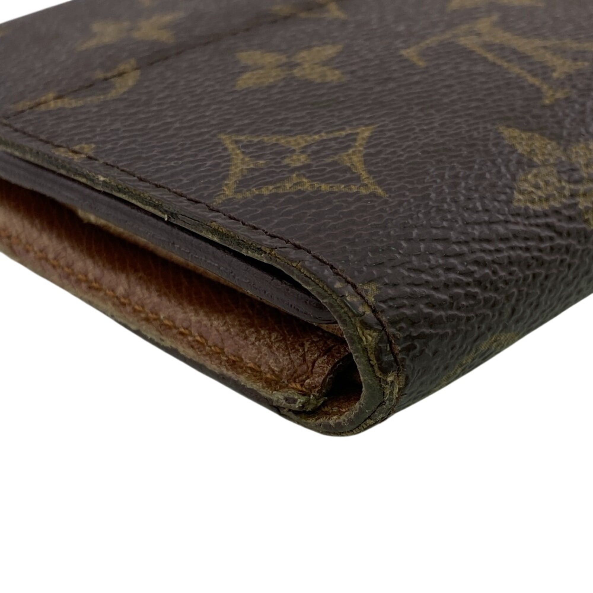 Louis Vuitton Louis Vuitton M61215 Portefeuille Tresor International Monogram Tri-fold Wallet Brown Size ONE SIZE - 3 Thumbnail