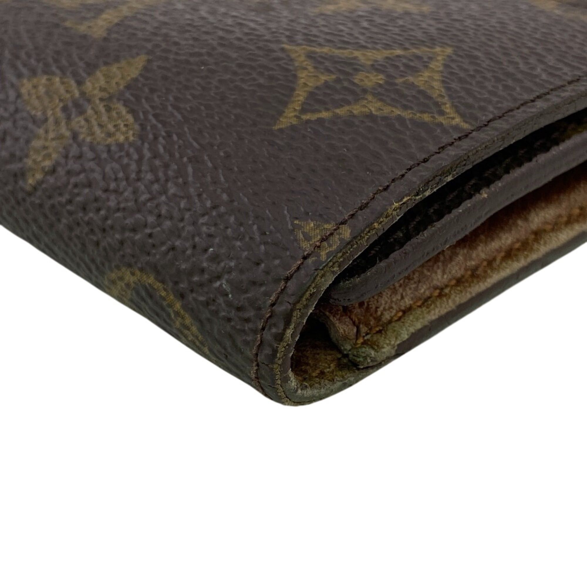 Louis Vuitton Louis Vuitton M61215 Portefeuille Tresor International Monogram Tri-fold Wallet Brown Size ONE SIZE - 4 Thumbnail