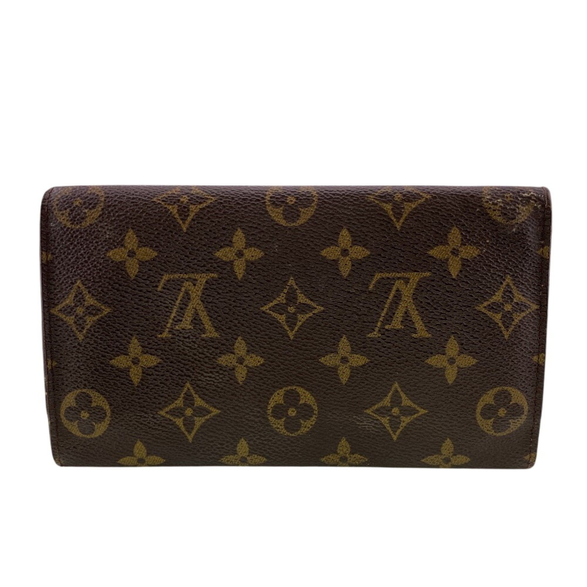 Louis Vuitton Louis Vuitton M61215 Portefeuille Tresor International Monogram Tri-fold Wallet Brown Size ONE SIZE - 2 Thumbnail