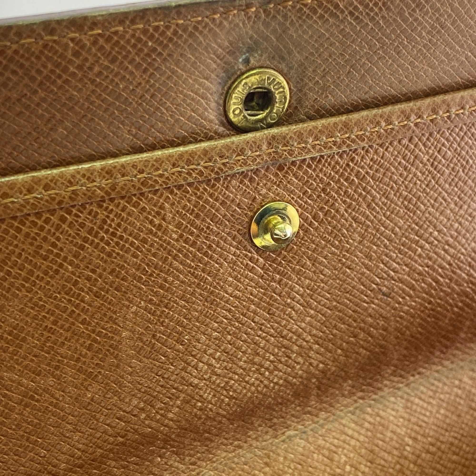 Louis Vuitton Louis Vuitton M61215 Portefeuille Tresor International Monogram Tri-fold Wallet Brown Size ONE SIZE - 12 Thumbnail