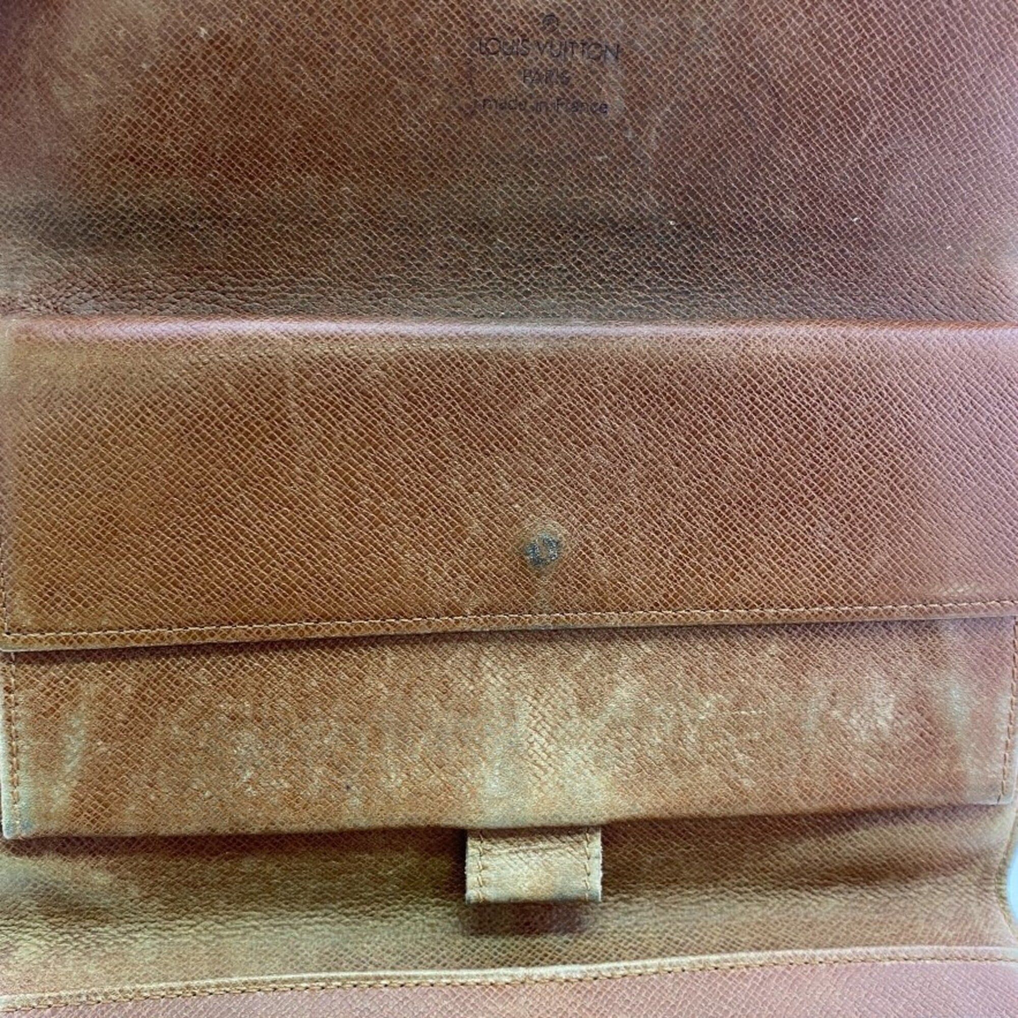 Louis Vuitton Louis Vuitton M61215 Portefeuille Tresor International Monogram Tri-fold Wallet Brown Size ONE SIZE - 7 Thumbnail
