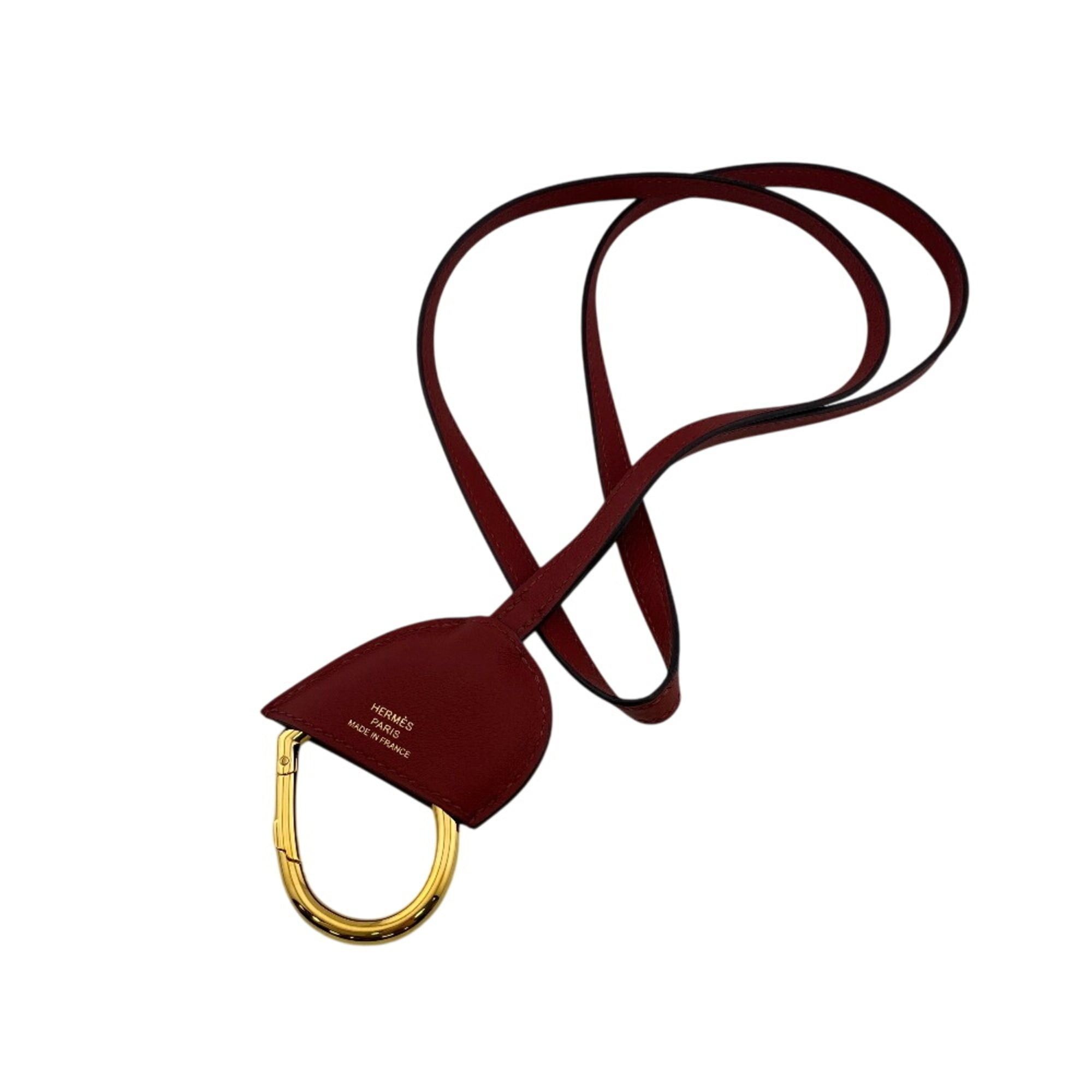 Hermes HERMES Au Coeur du Fauve Necklace Chain Jewelry Red Size ONE SIZE - 3 Thumbnail