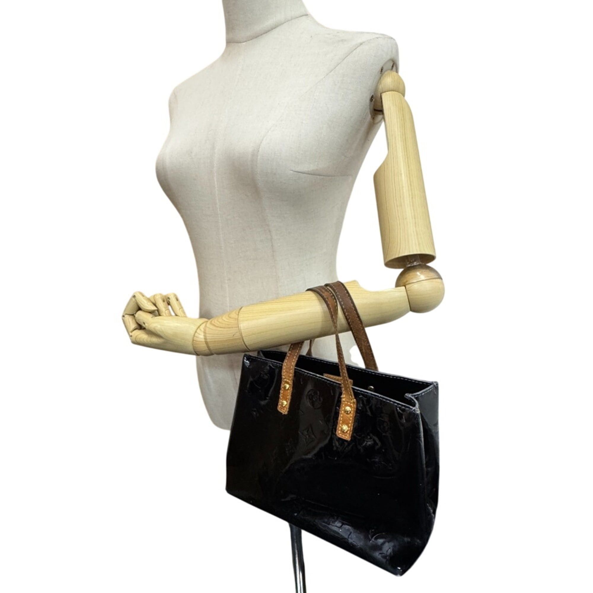 Louis Vuitton Louis Vuitton M91993 Lead PM Mini Bag Tote Monogram Vernis Handbag Black Size ONE SIZE - 13 Thumbnail