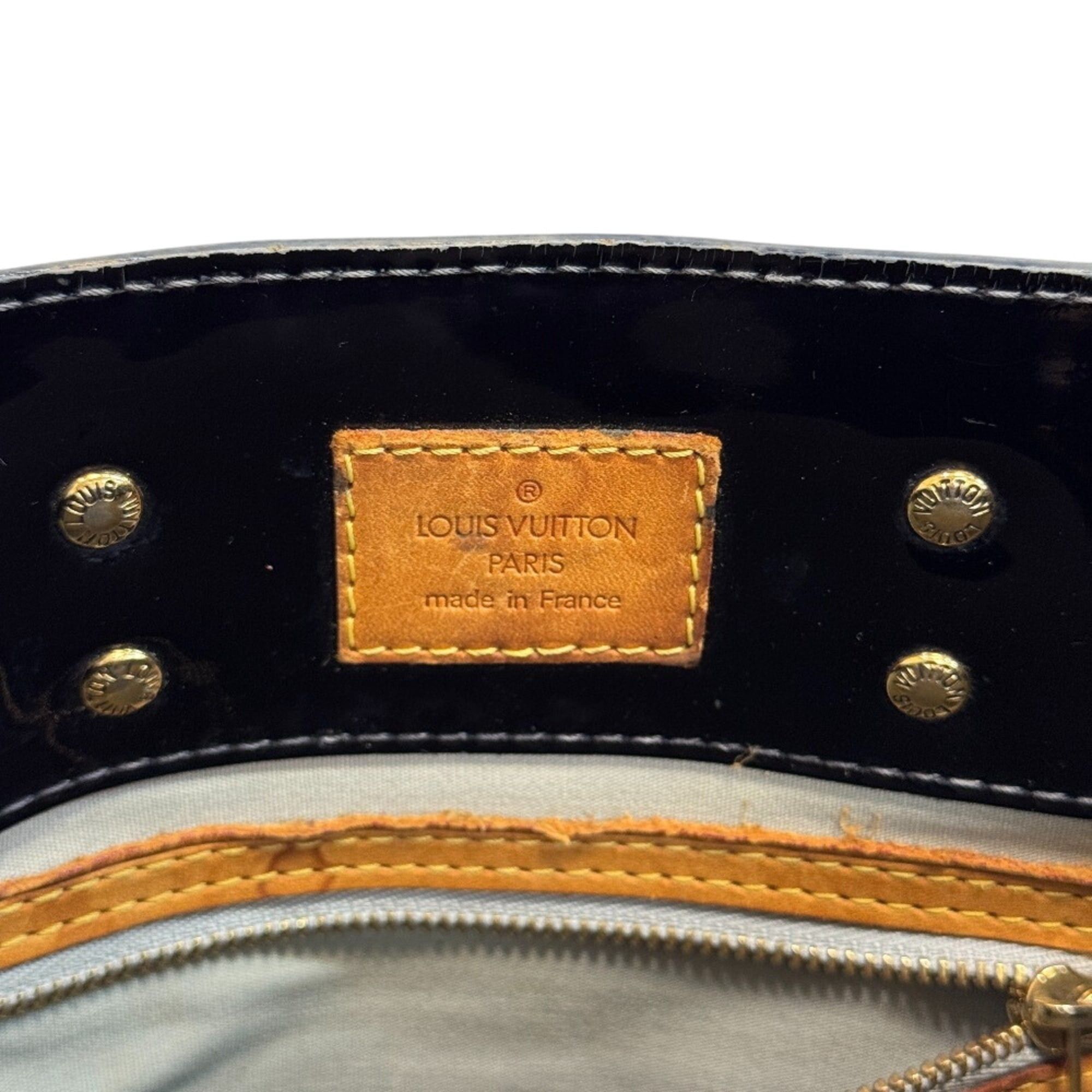 Louis Vuitton Louis Vuitton M91993 Lead PM Mini Bag Tote Monogram Vernis Handbag Black Size ONE SIZE - 11 Thumbnail