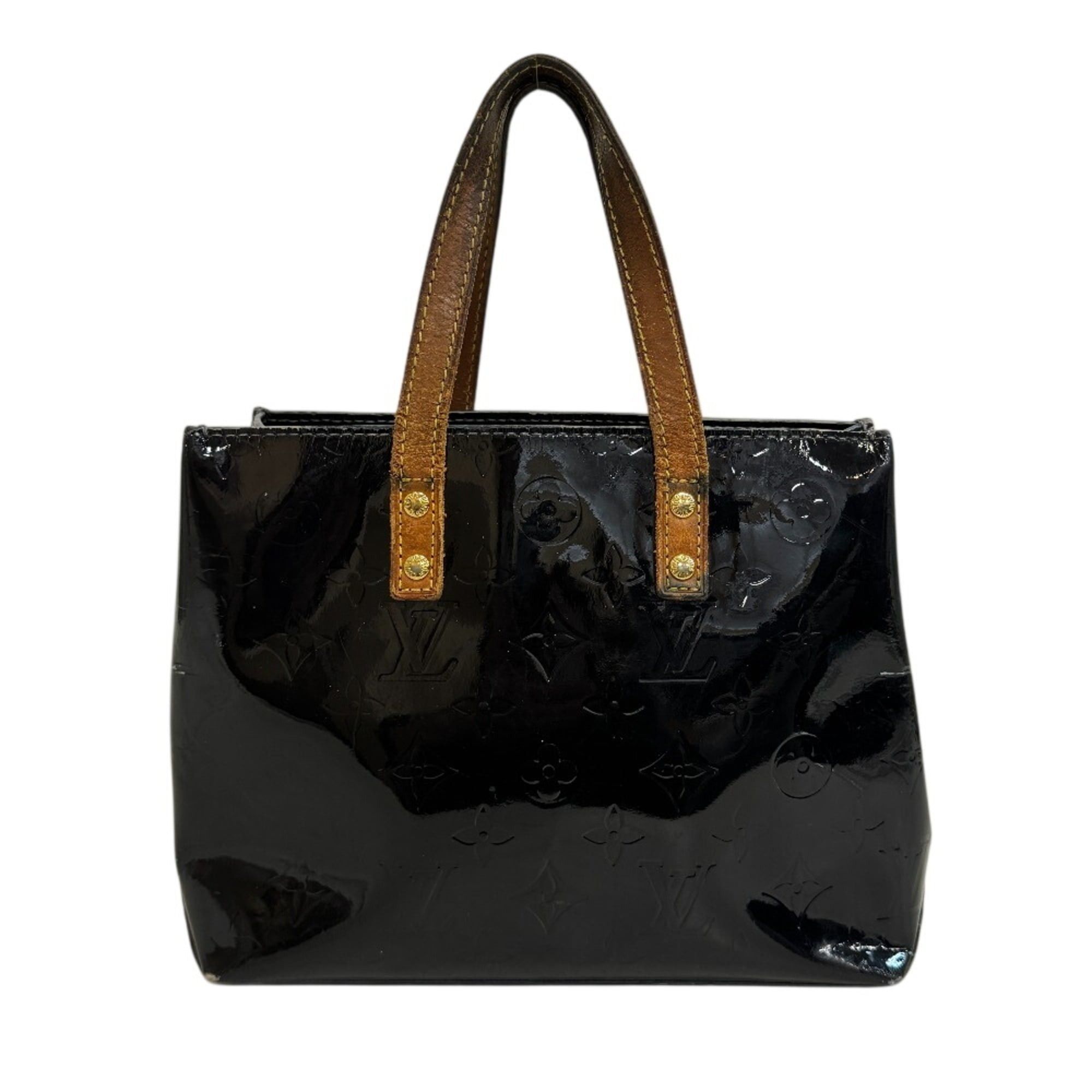 Louis Vuitton Louis Vuitton M91993 Lead PM Mini Bag Tote Monogram Vernis Handbag Black Size ONE SIZE - 2 Thumbnail