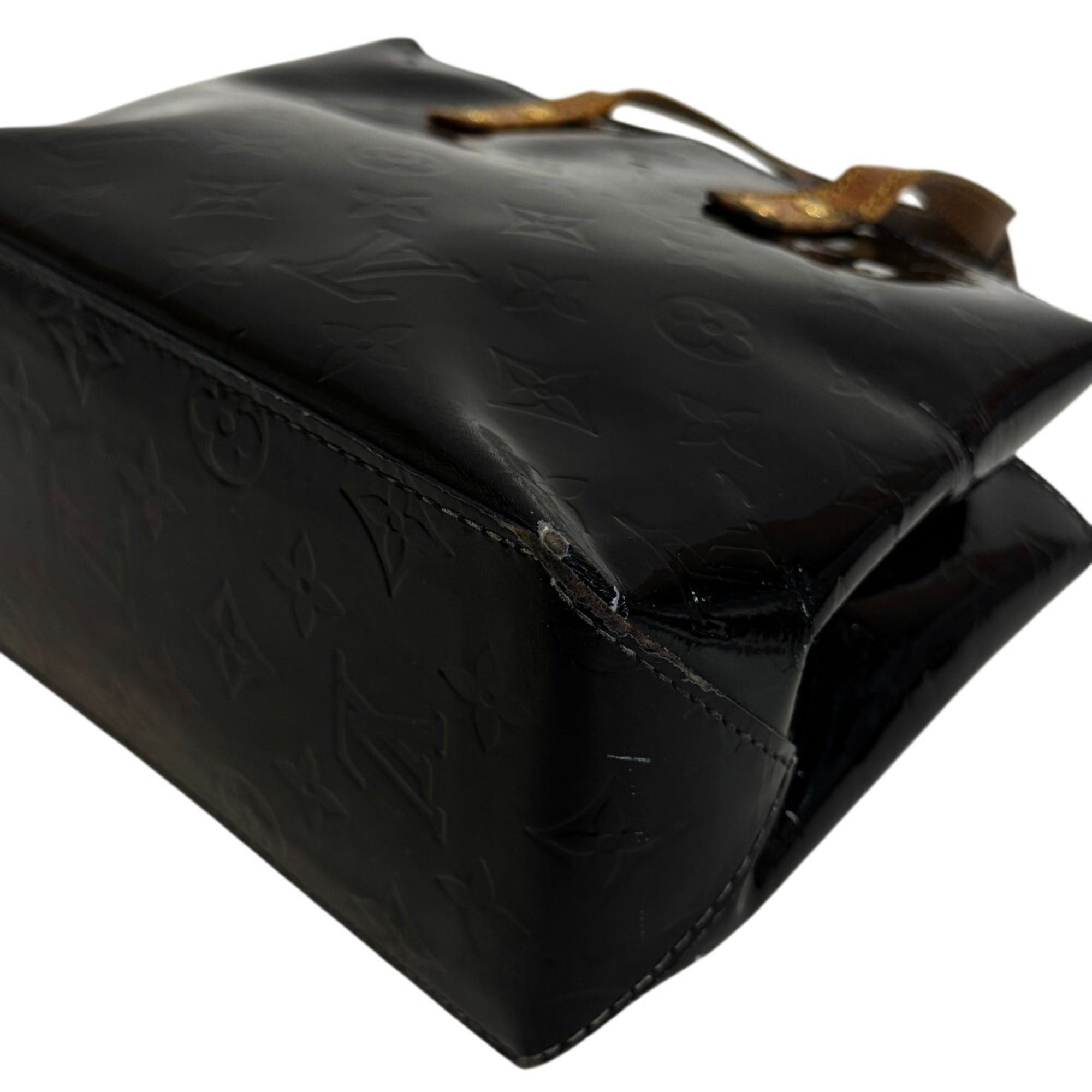 Louis Vuitton Louis Vuitton M91993 Lead PM Mini Bag Tote Monogram Vernis Handbag Black Size ONE SIZE - 3 Thumbnail