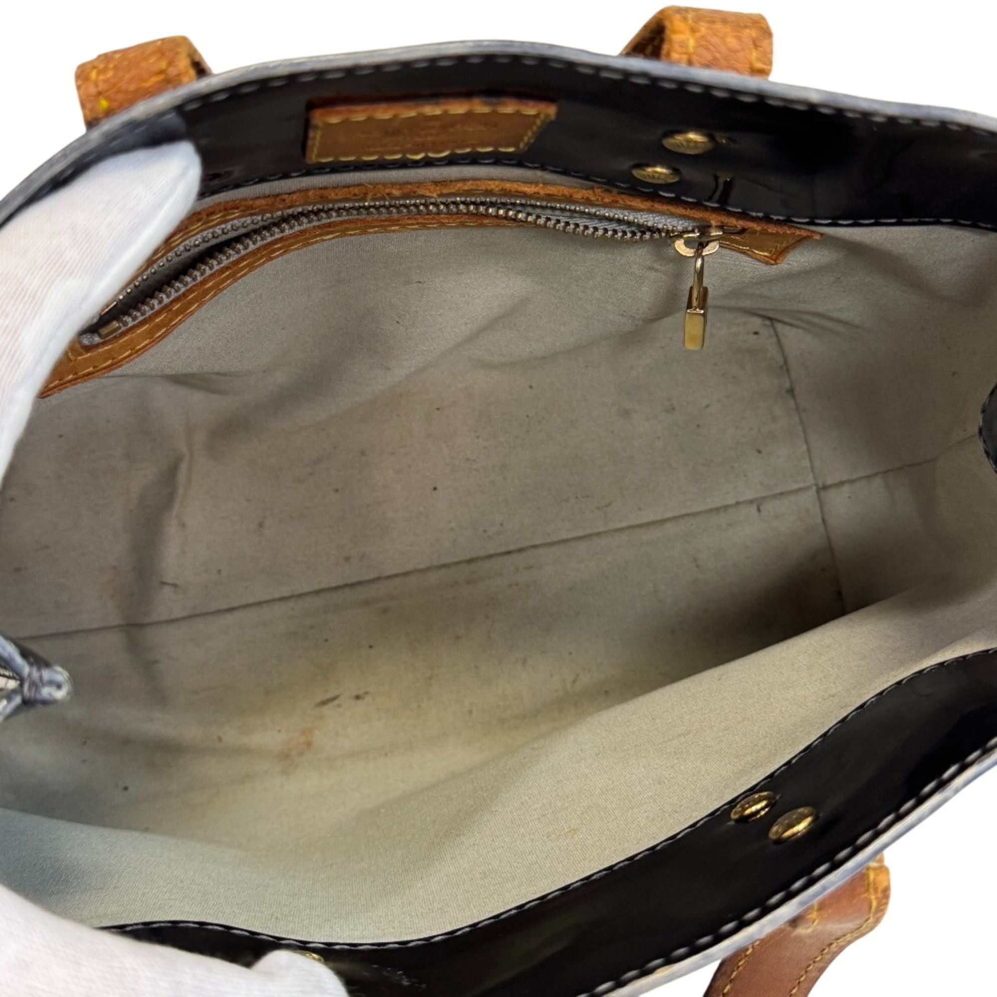 Louis Vuitton Louis Vuitton M91993 Lead PM Mini Bag Tote Monogram Vernis Handbag Black Size ONE SIZE - 9 Thumbnail