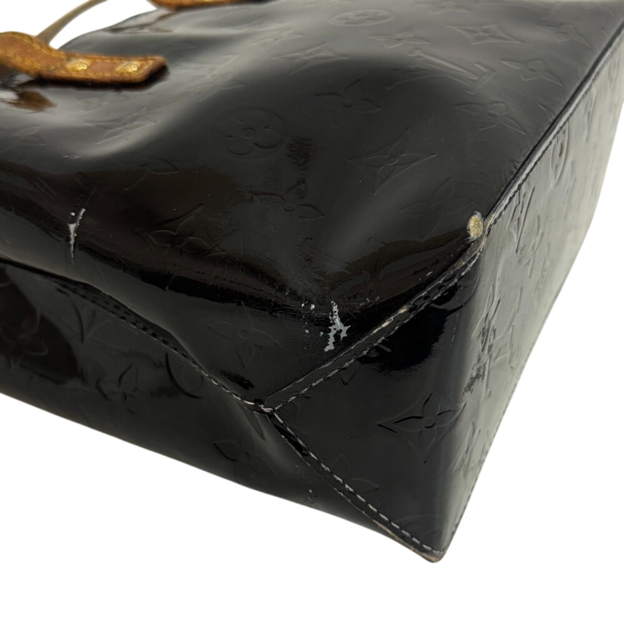 Louis Vuitton Louis Vuitton M91993 Lead PM Mini Bag Tote Monogram Vernis Handbag Black Size ONE SIZE - 4 Thumbnail