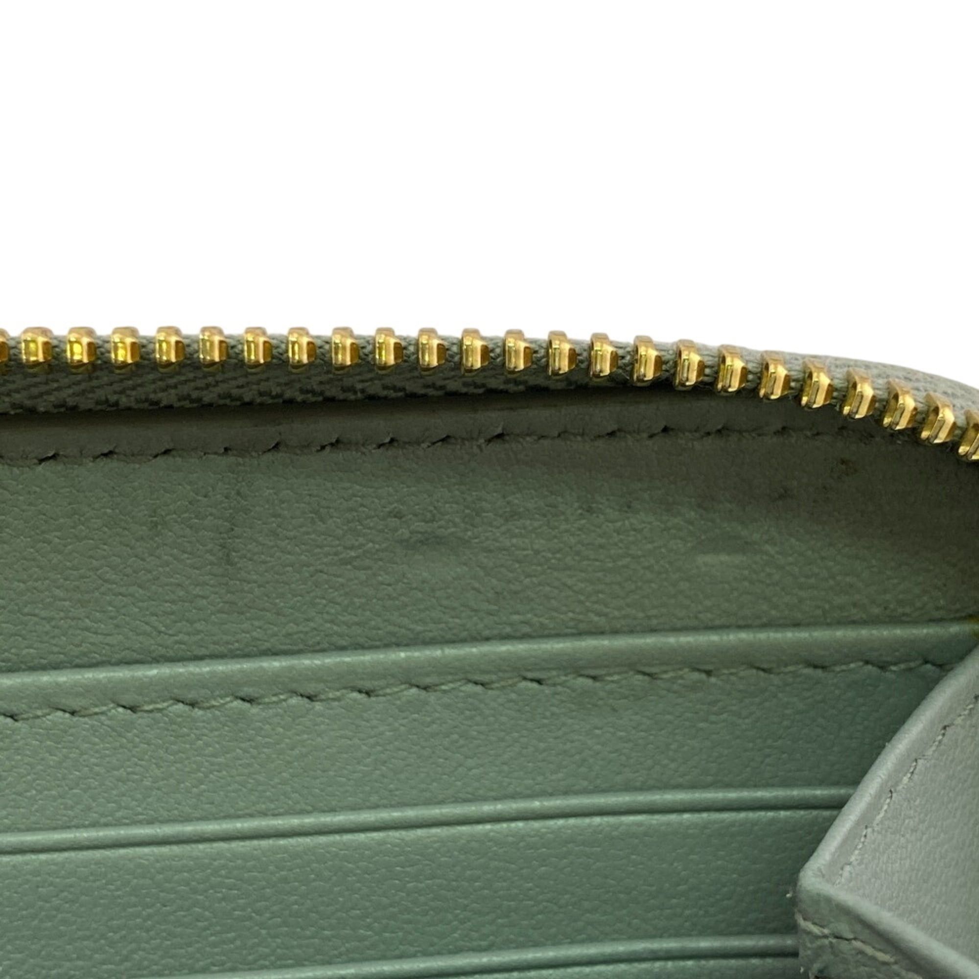 Dior Christian Dior Montaigne Round Zip Wallet Long Wallet, Gray Size ONE SIZE - 9 Thumbnail