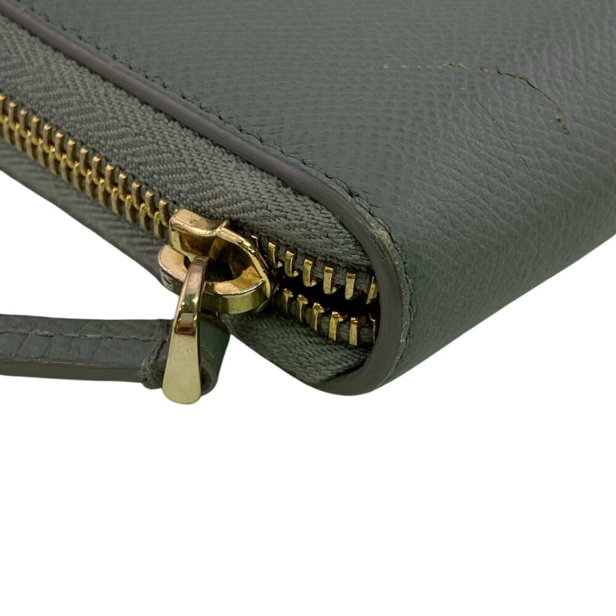 Dior Christian Dior Montaigne Round Zip Wallet Long Wallet, Gray Size ONE SIZE - 3 Thumbnail