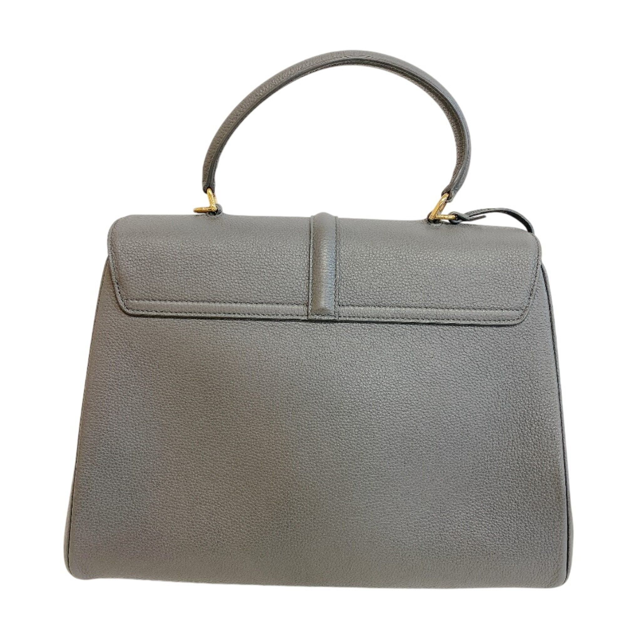 Celine Celine 16 Seize Medium 2-Way Shoulder Handbag, Gray Size ONE SIZE - 2 Thumbnail