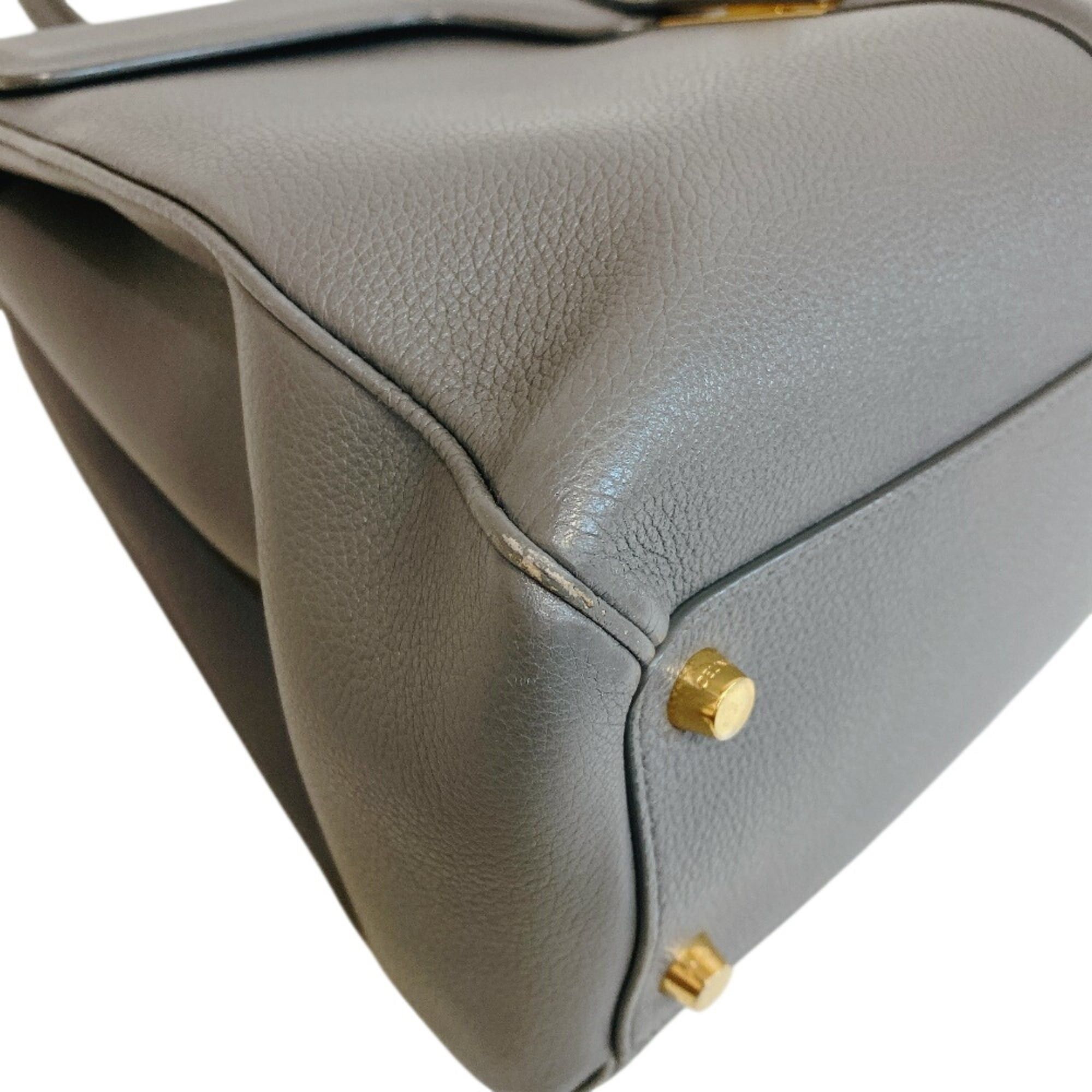 Celine Celine 16 Seize Medium 2-Way Shoulder Handbag, Gray Size ONE SIZE - 4 Thumbnail