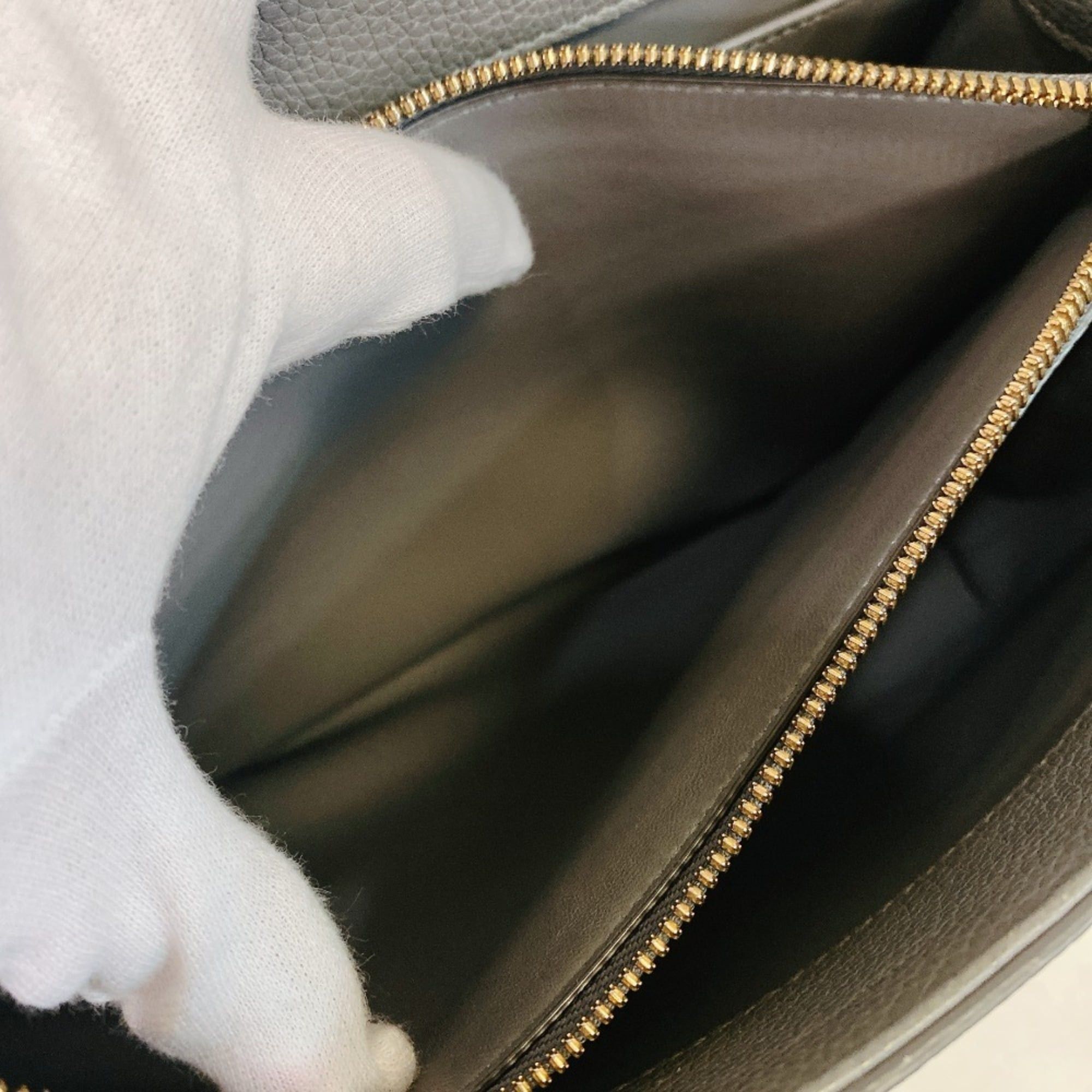 Celine Celine 16 Seize Medium 2-Way Shoulder Handbag, Gray Size ONE SIZE - 9 Thumbnail