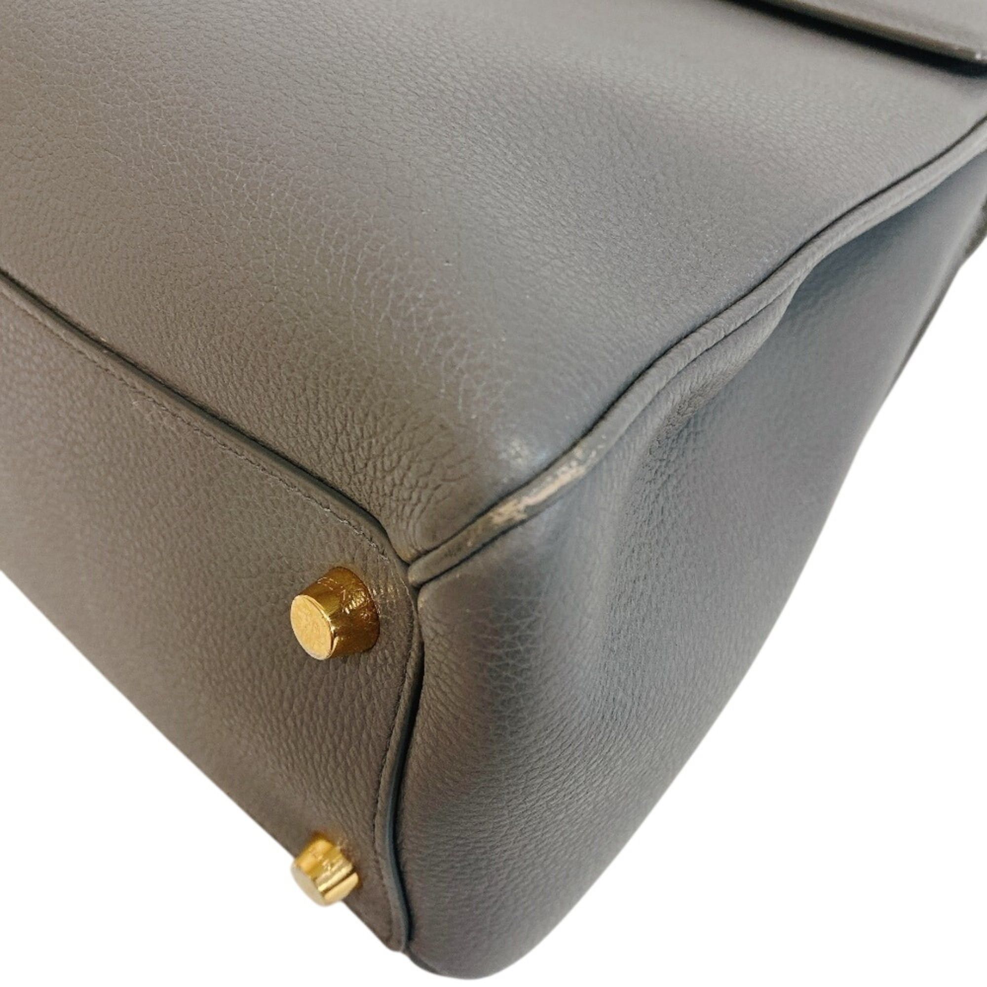 Celine Celine 16 Seize Medium 2-Way Shoulder Handbag, Gray Size ONE SIZE - 5 Thumbnail