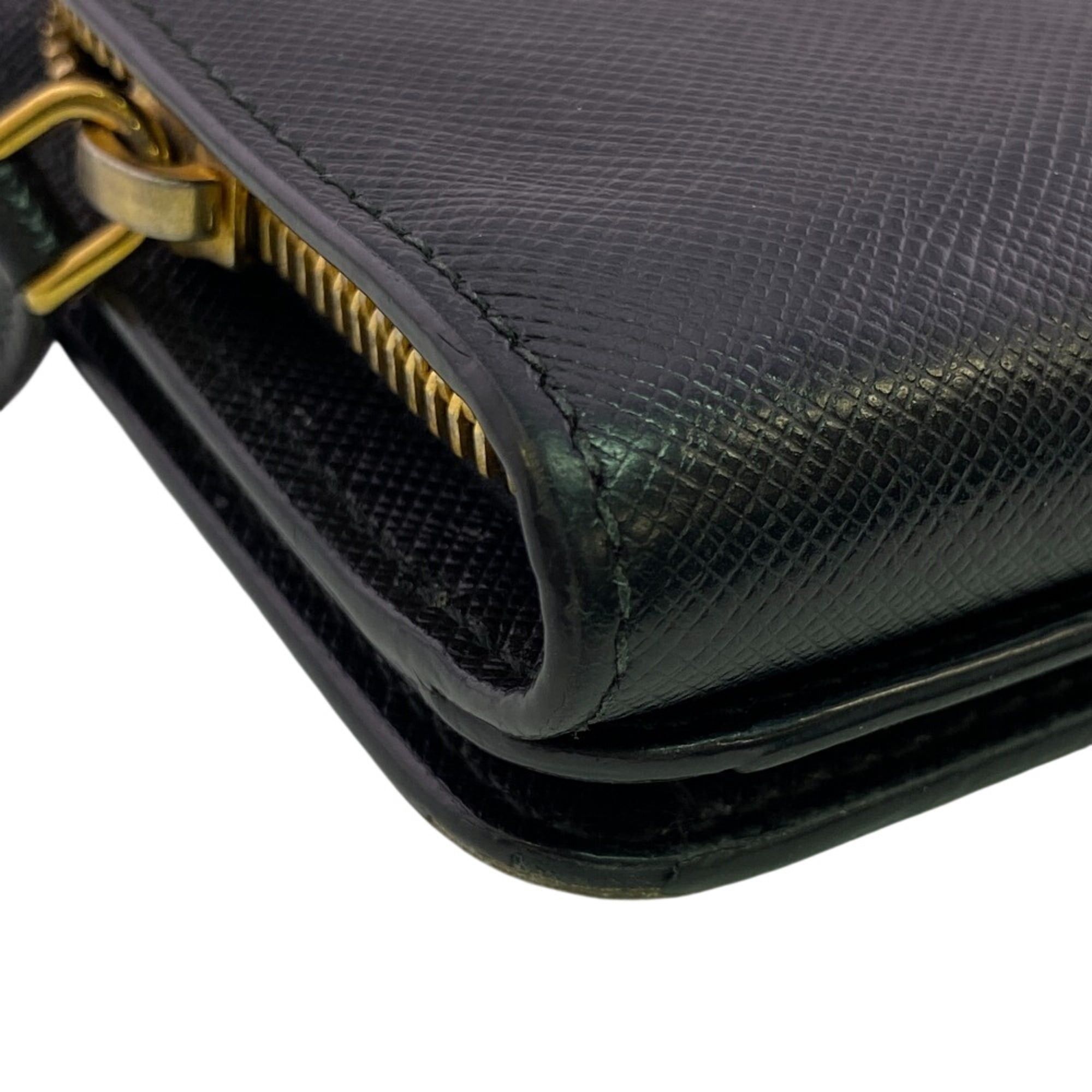 Prada PRADA 1ZH048 Chain Wallet Long Black Size ONE SIZE - 3 Thumbnail