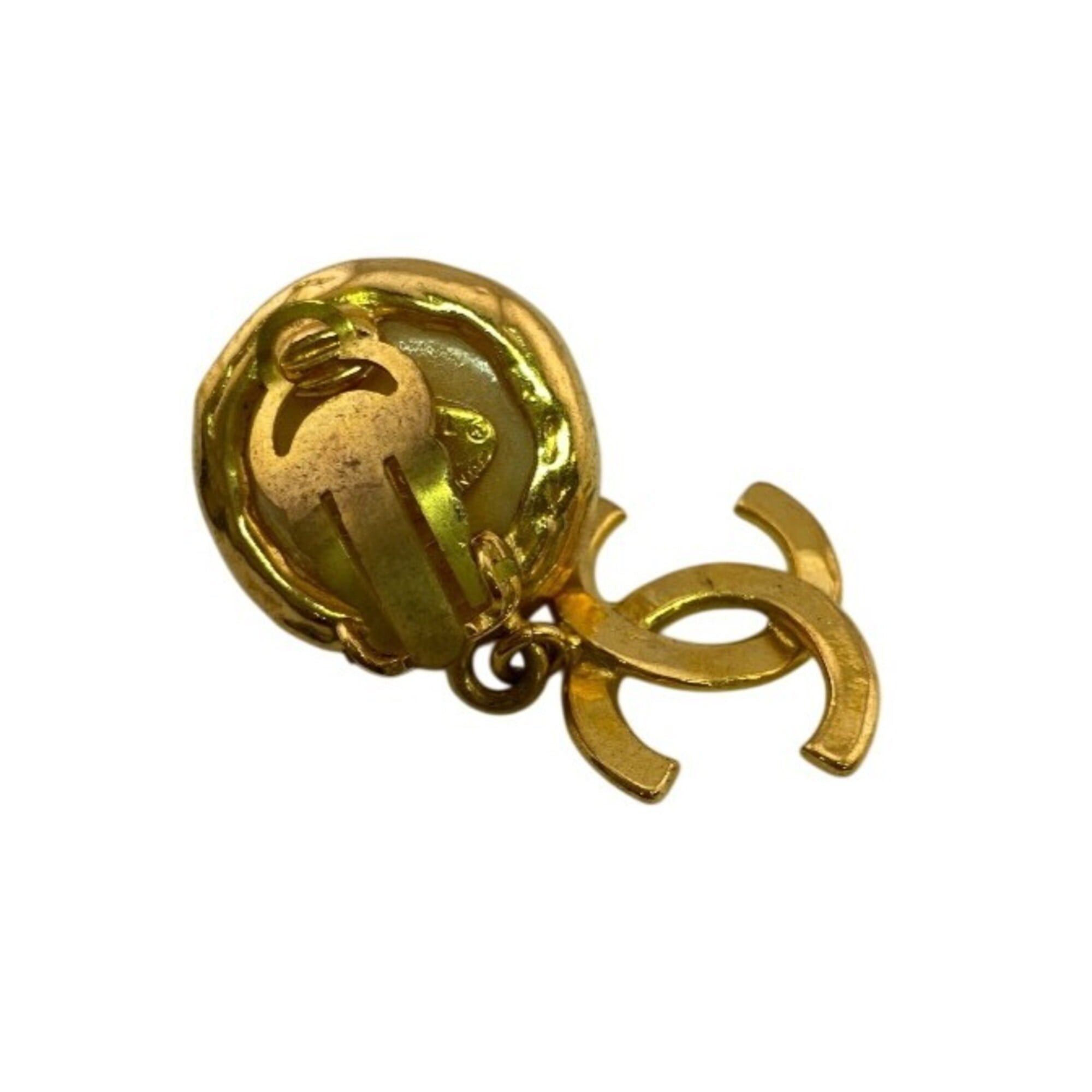 Chanel CHANEL 93P Coco Mark Earrings, Gold Jewelry Size ONE SIZE - 3 Thumbnail