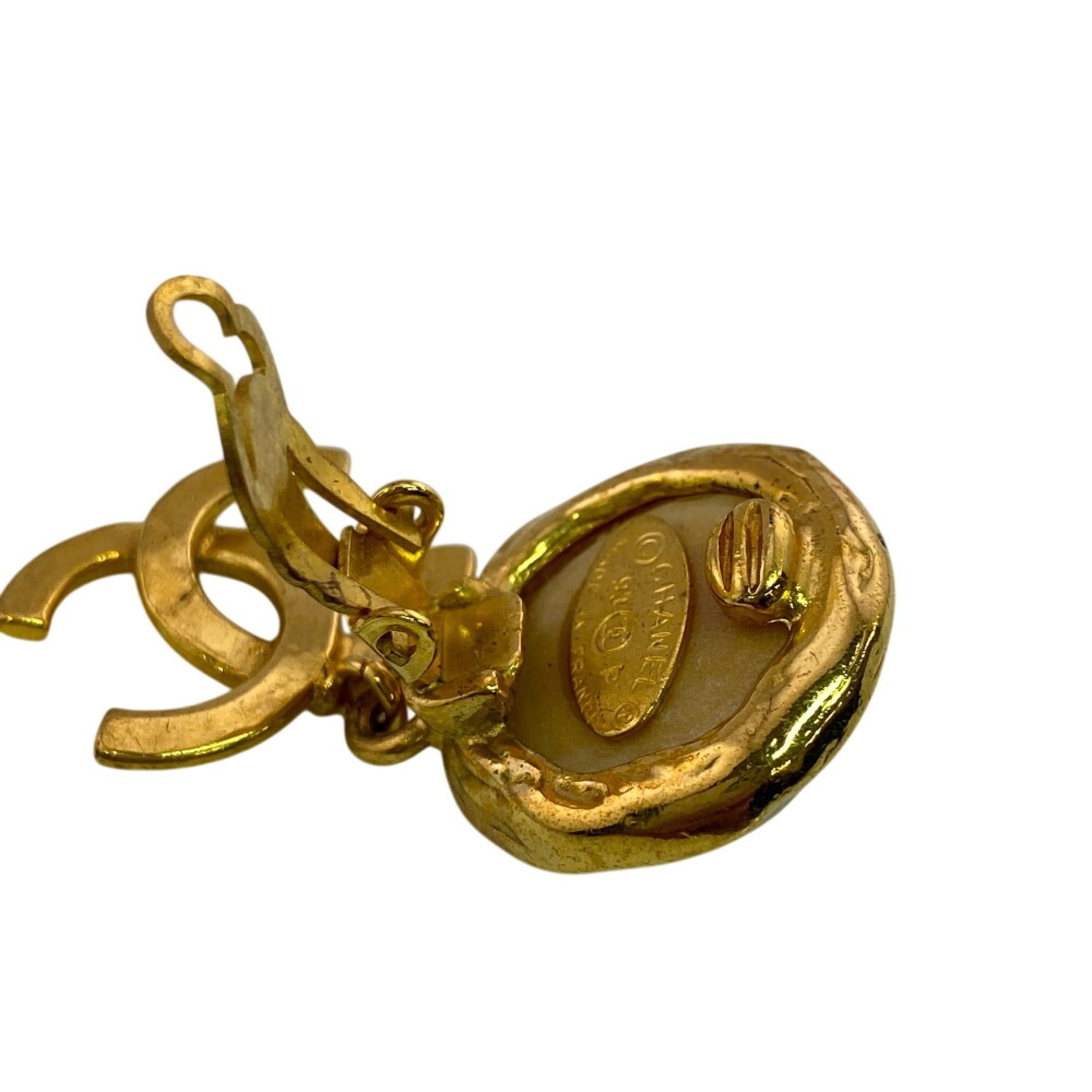 Chanel CHANEL 93P Coco Mark Earrings, Gold Jewelry Size ONE SIZE - 5 Thumbnail