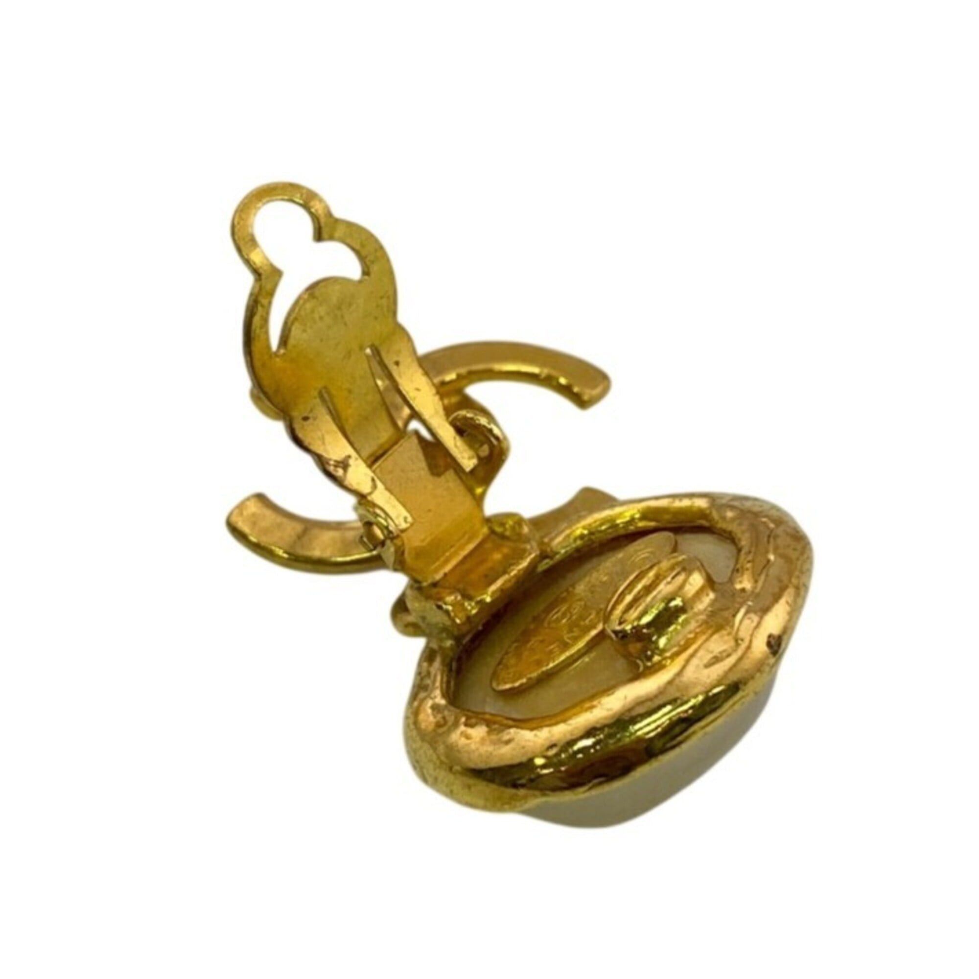 Chanel CHANEL 93P Coco Mark Earrings, Gold Jewelry Size ONE SIZE - 4 Thumbnail
