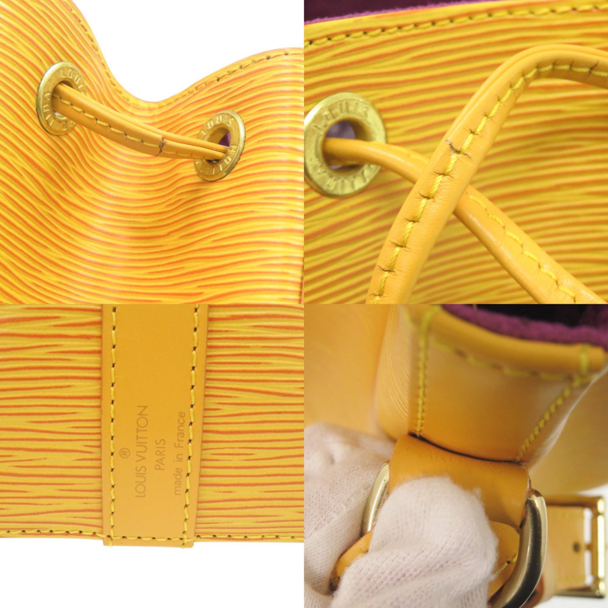 Louis Vuitton Excellent condition Louis Vuitton Petit Noé Epi M44109 Tassili Yellow Shoulder Bag LV 1181 LOUIS VUITTON Size ONE SIZE - 8 Thumbnail