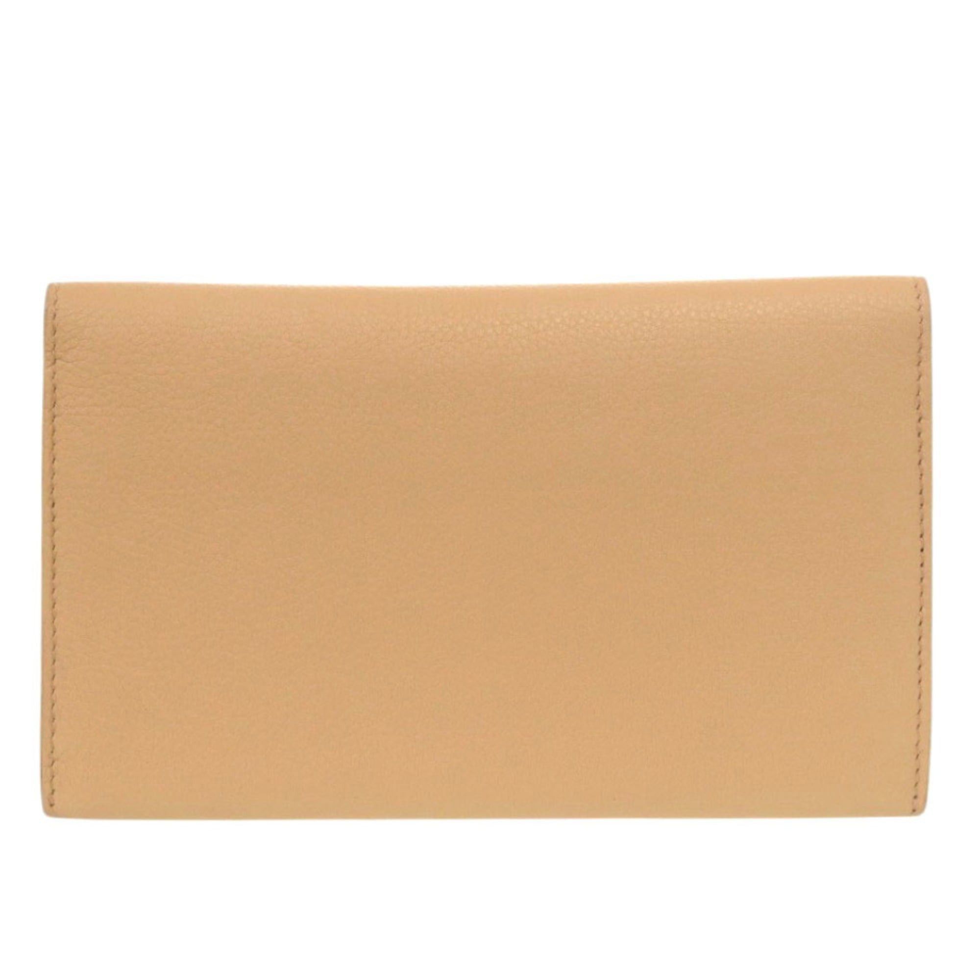 Bottega Veneta Excellent condition Bottega Veneta leather beige long wallet 1321BOTTEGAVENETA Size ONE SIZE - 3 Thumbnail
