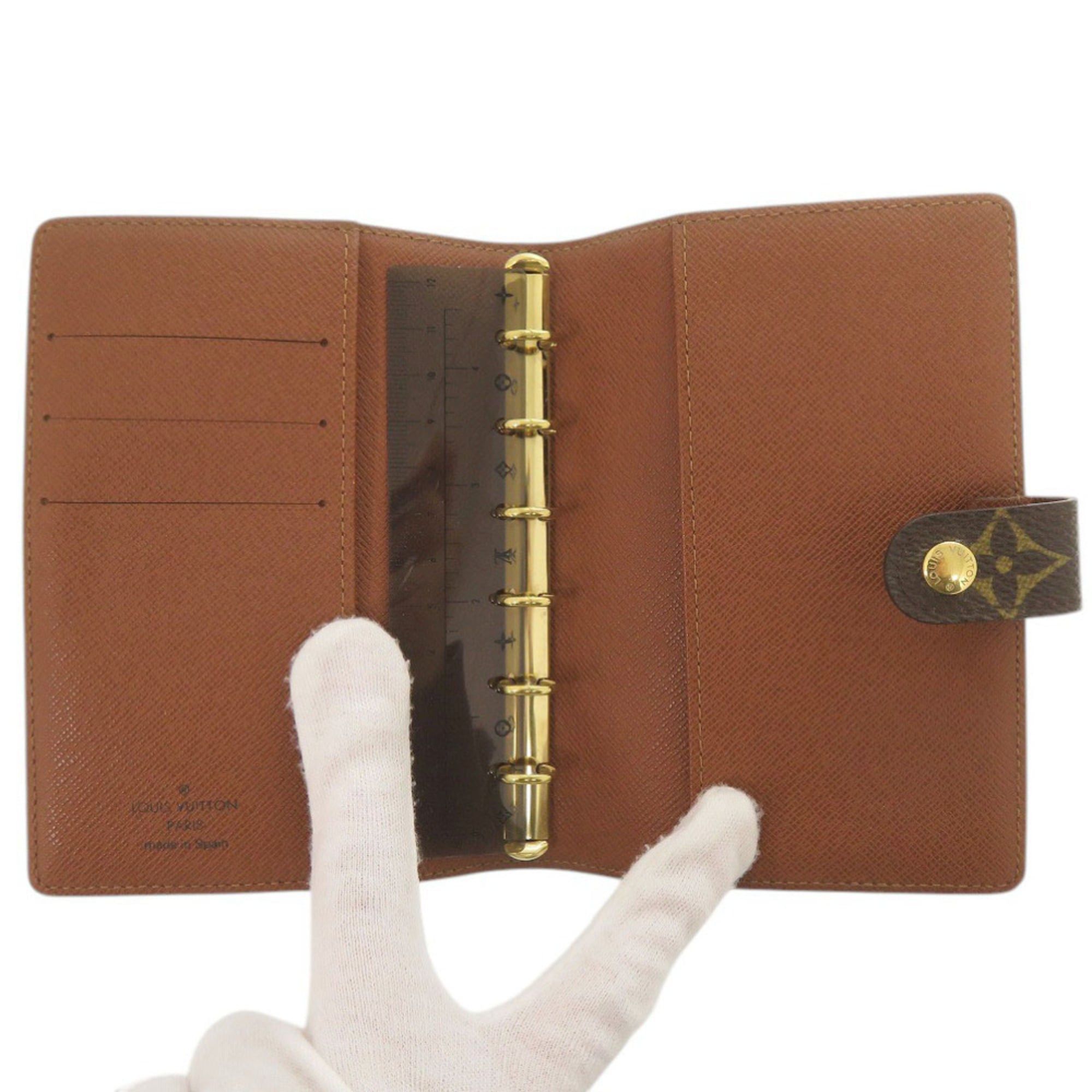 Louis Vuitton Excellent condition Louis Vuitton Agenda PM Monogram R20005 notebook cover LV 1266 LOUIS VUITTON Size ONE SIZE - 4 Thumbnail