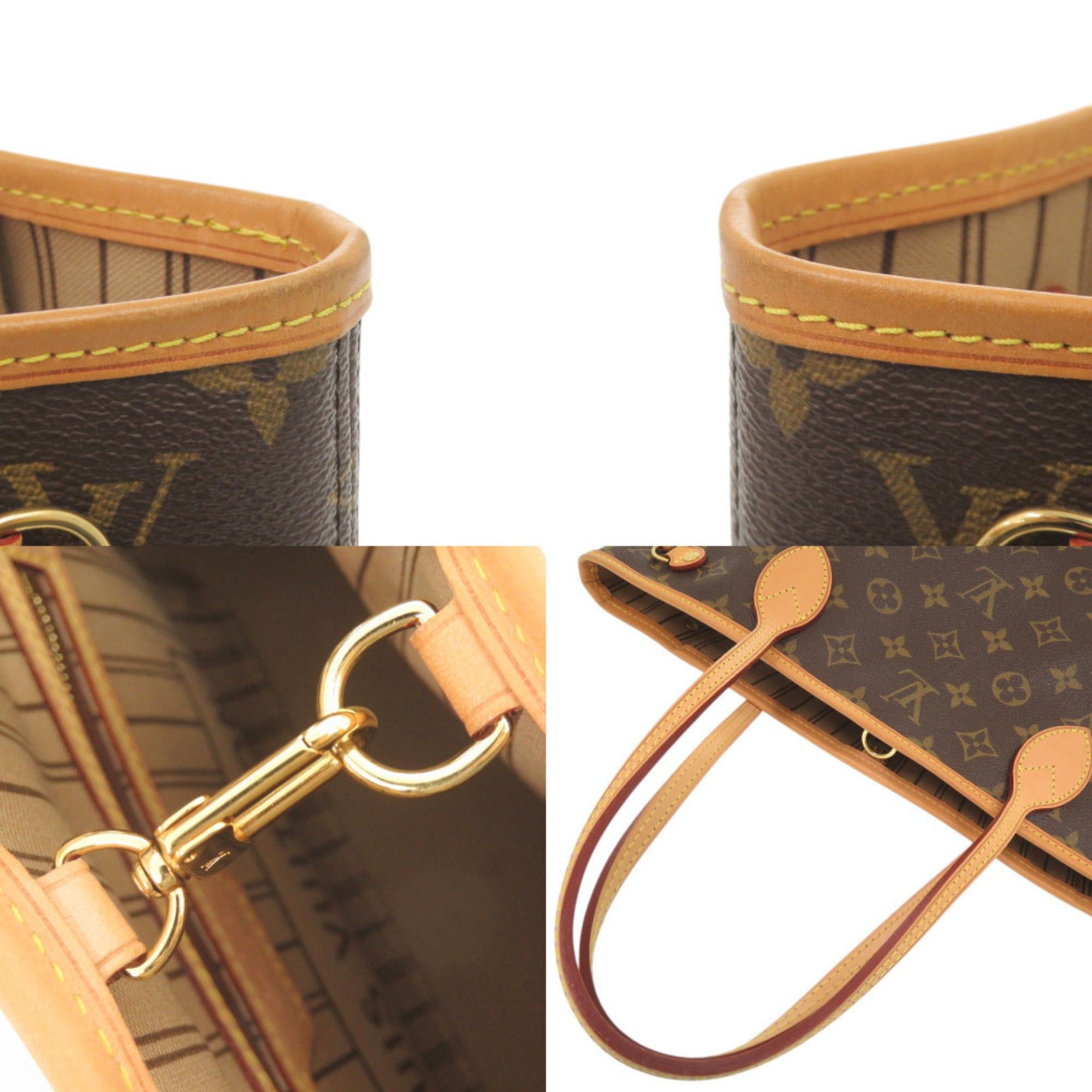 Louis Vuitton Excellent condition Louis Vuitton Neverfull PM handbag with pouch, Monogram M41000 tote bag LV 1482 LOUIS VUITTON Size ONE SIZE - 7 Thumbnail