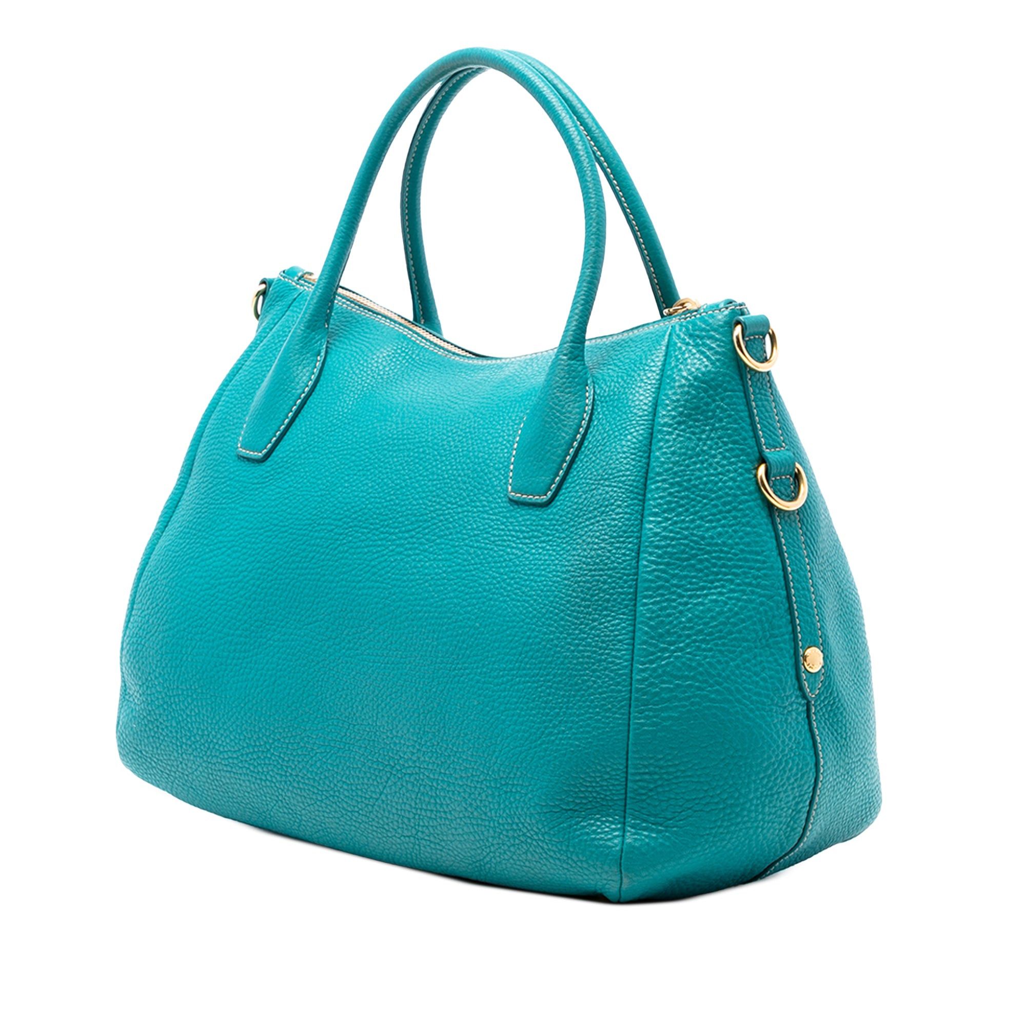 Prada Vitello Daino Zip Top Satchel Size ONE SIZE - 2 Thumbnail