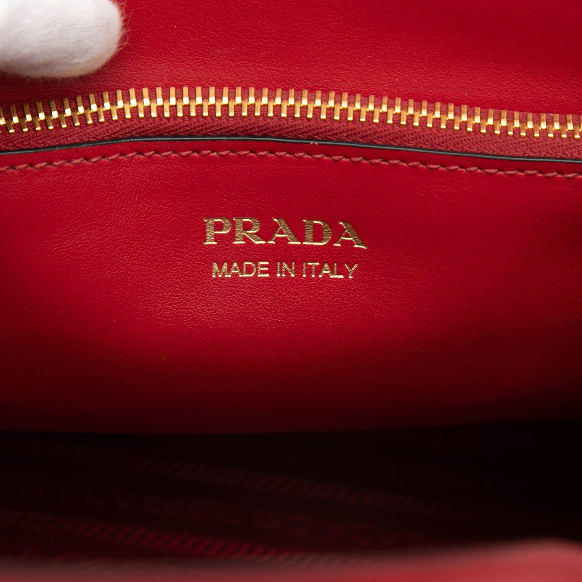 Prada Small Saffiano Cuir Monochrome Top Handle Tote Size ONE SIZE - 5 Thumbnail