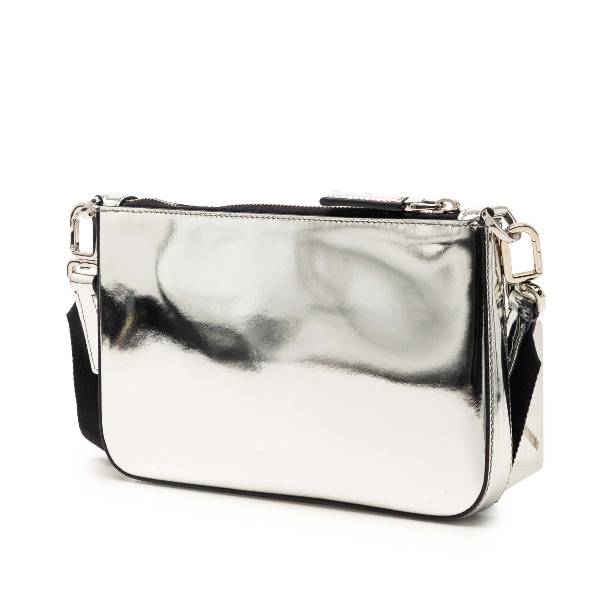 Prada Brushed Leather Re Edition Zip Messenger Bag Size ONE SIZE - 2 Thumbnail